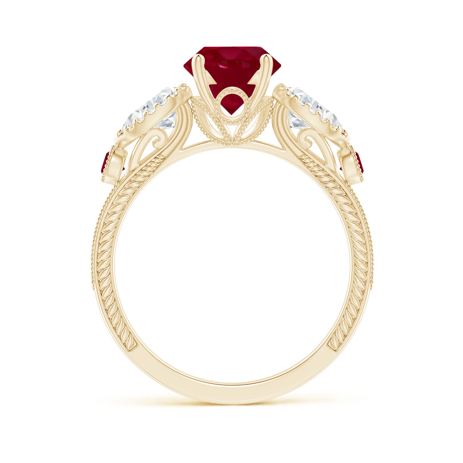 AA - Ruby / 2.21 CT / 14 KT Yellow Gold