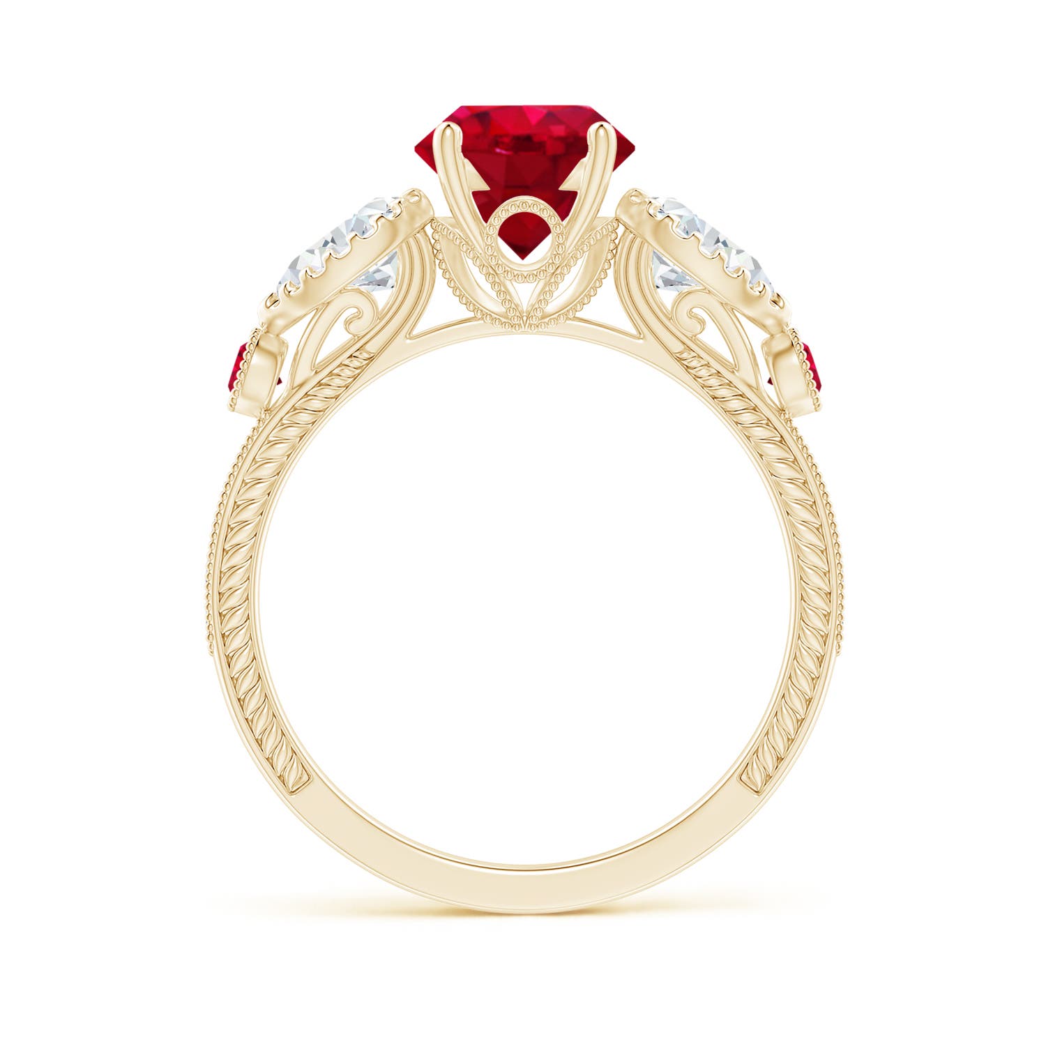 AAA - Ruby / 2.21 CT / 14 KT Yellow Gold