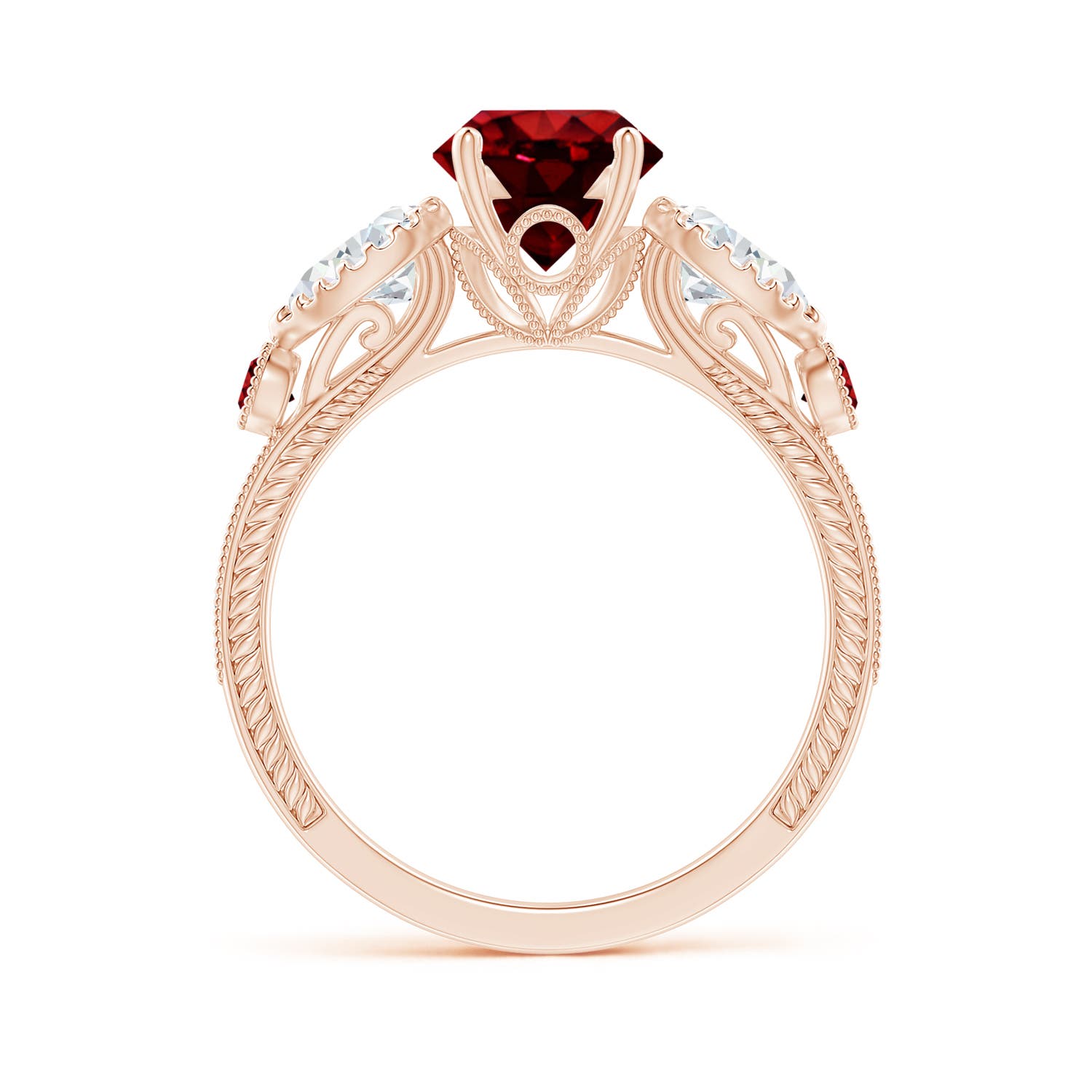 AAAA - Ruby / 2.21 CT / 14 KT Rose Gold