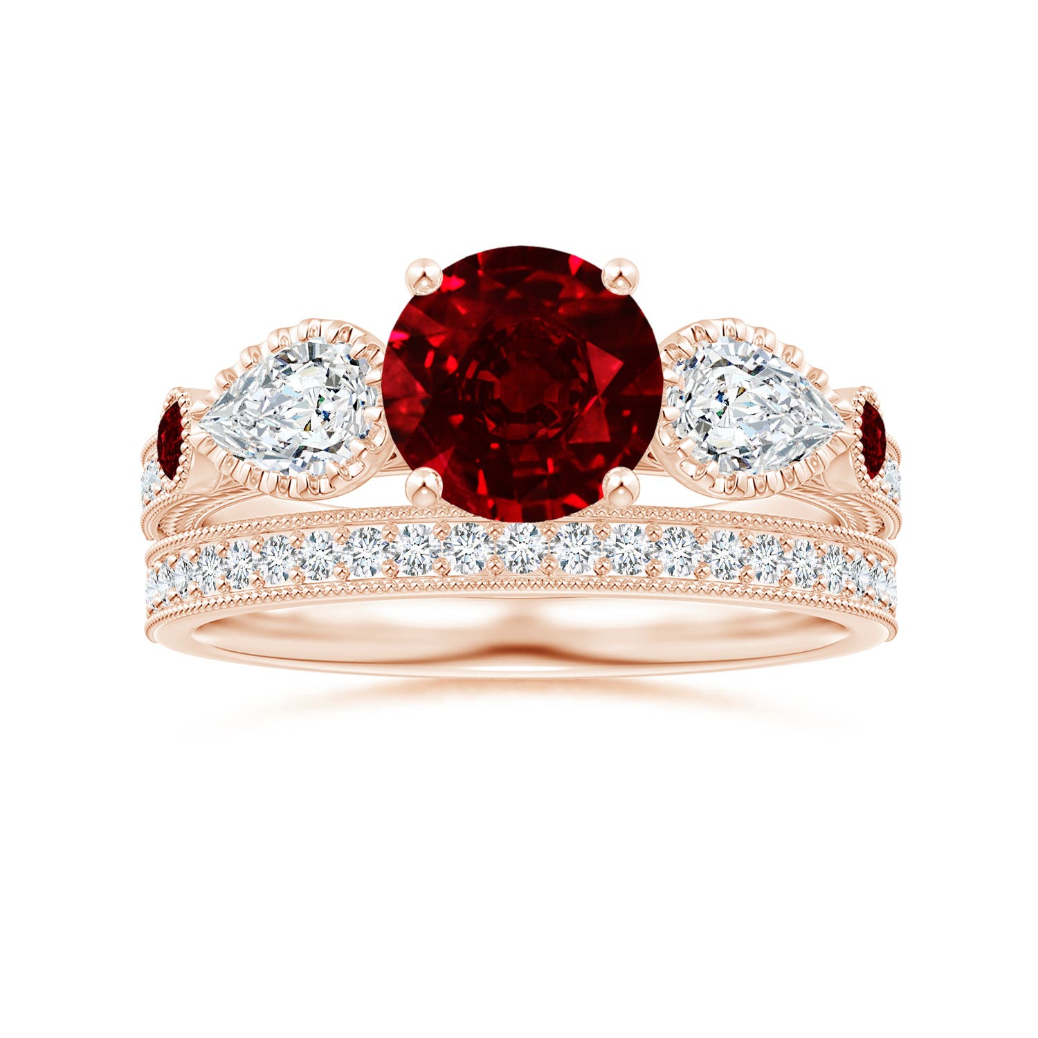 AAAA - Ruby / 2.21 CT / 14 KT Rose Gold