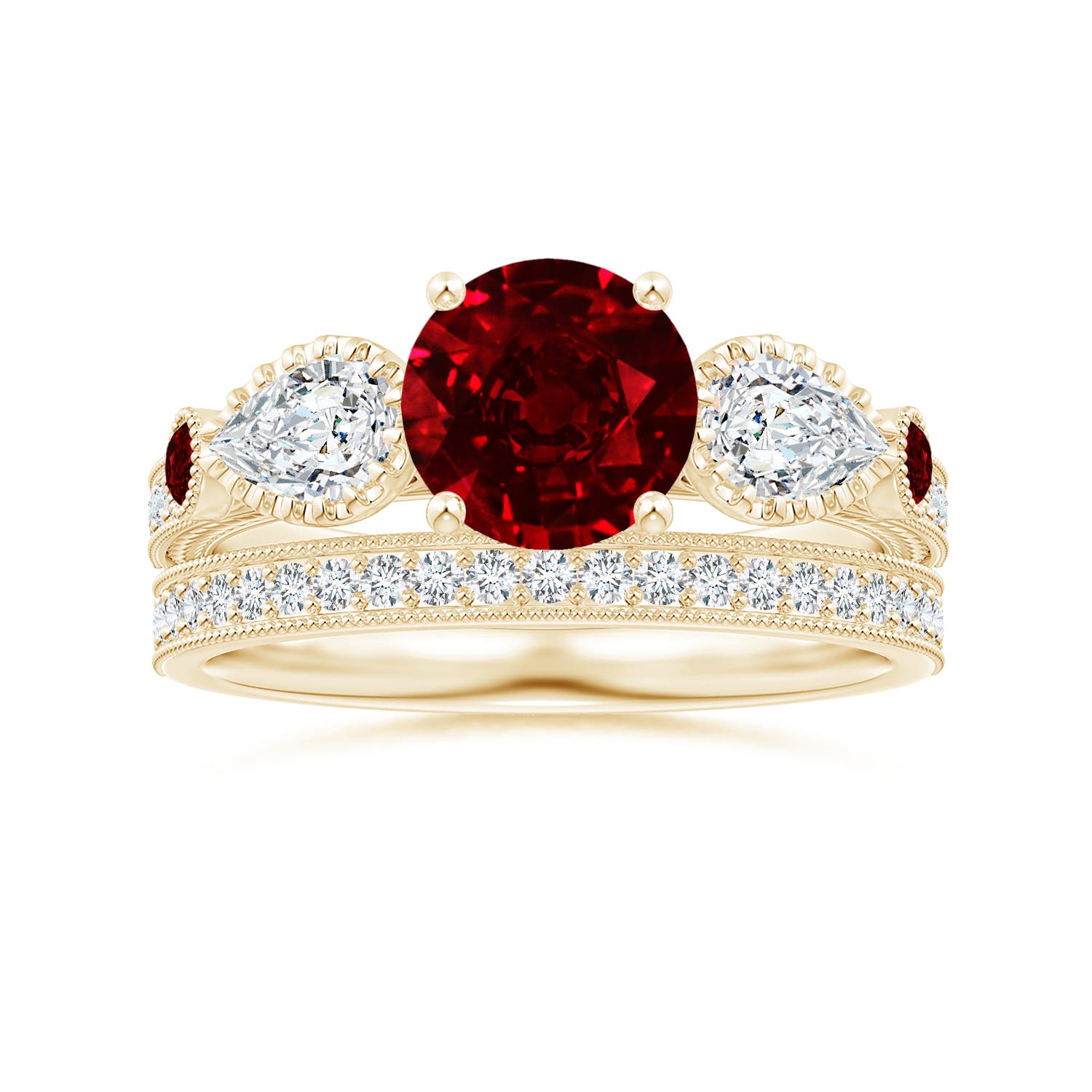 AAAA - Ruby / 2.21 CT / 14 KT Yellow Gold