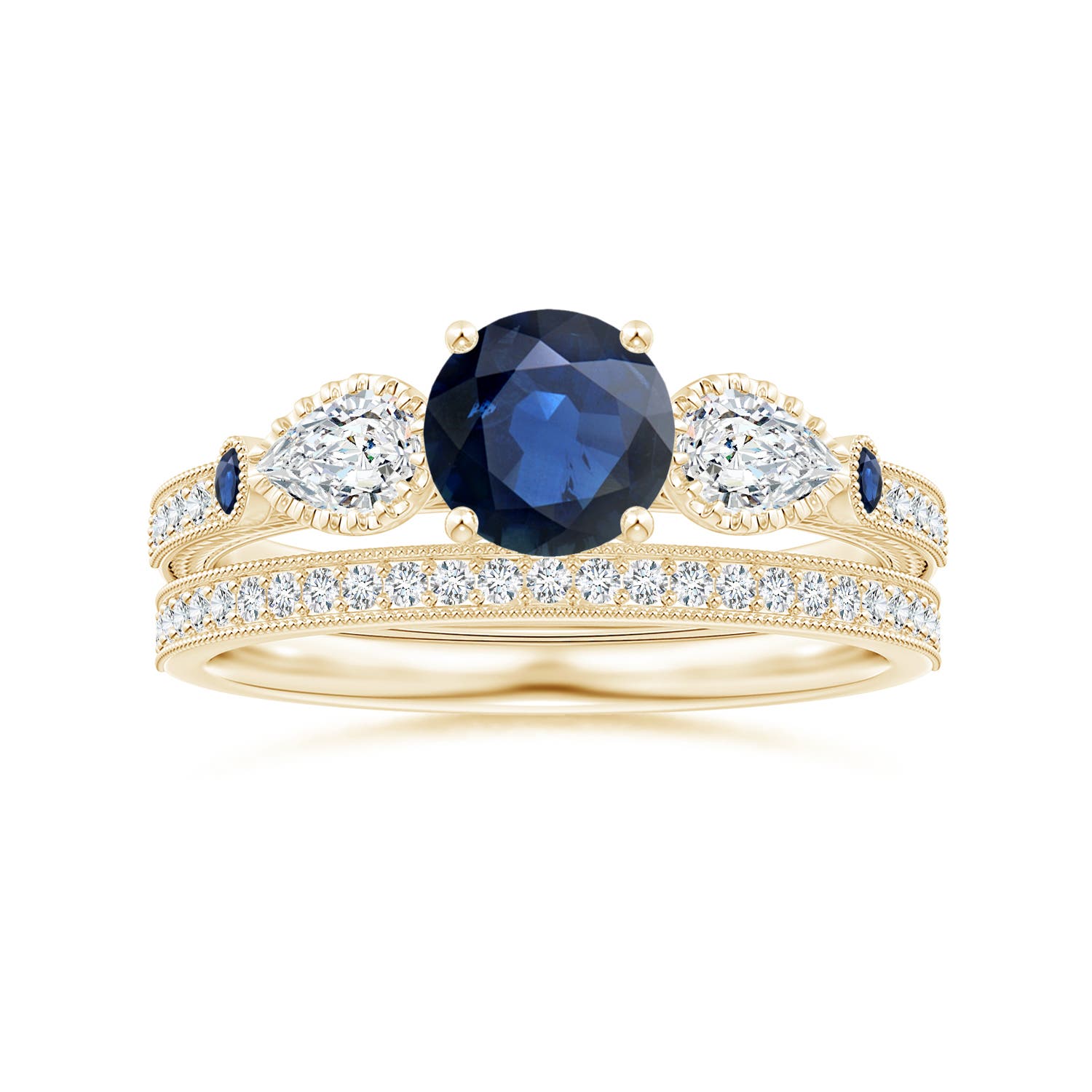 AA - Blue Sapphire / 1.53 CT / 14 KT Yellow Gold