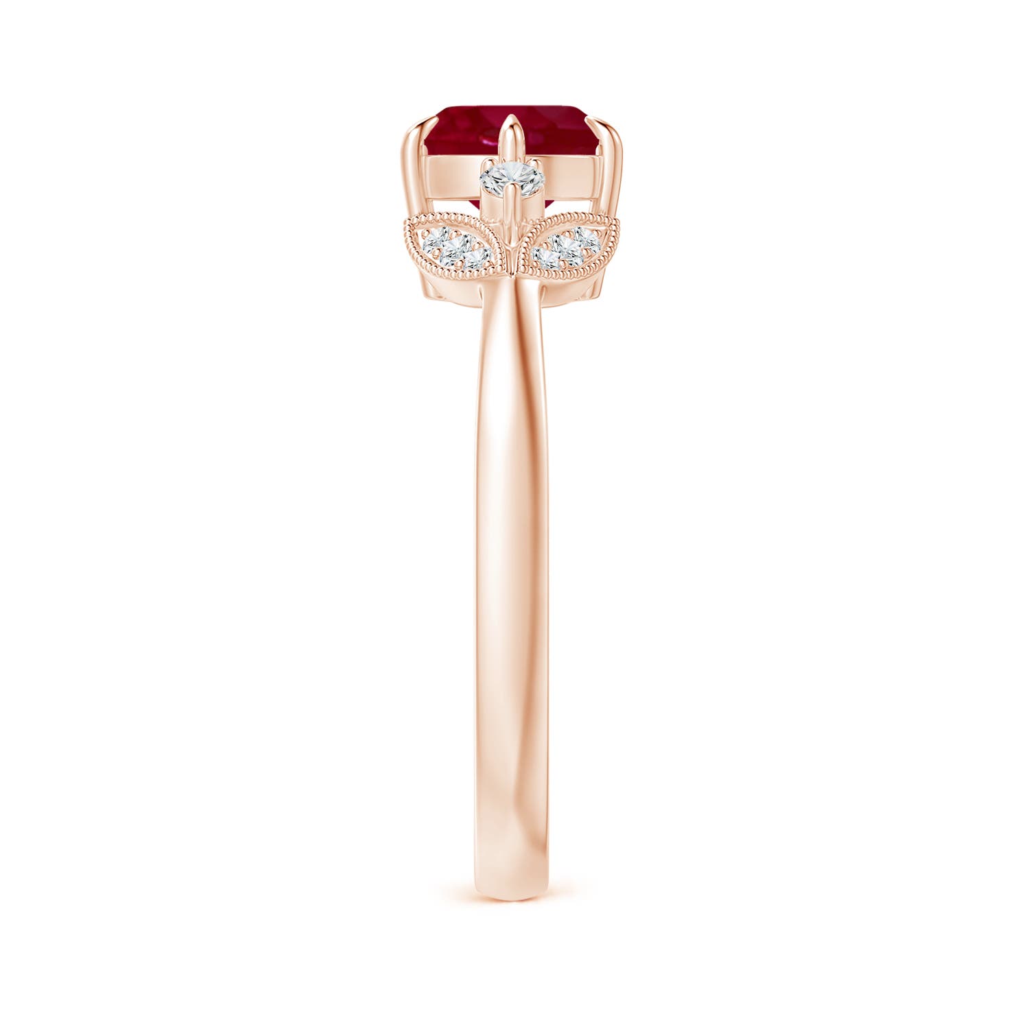AA - Ruby / 1.64 CT / 14 KT Rose Gold