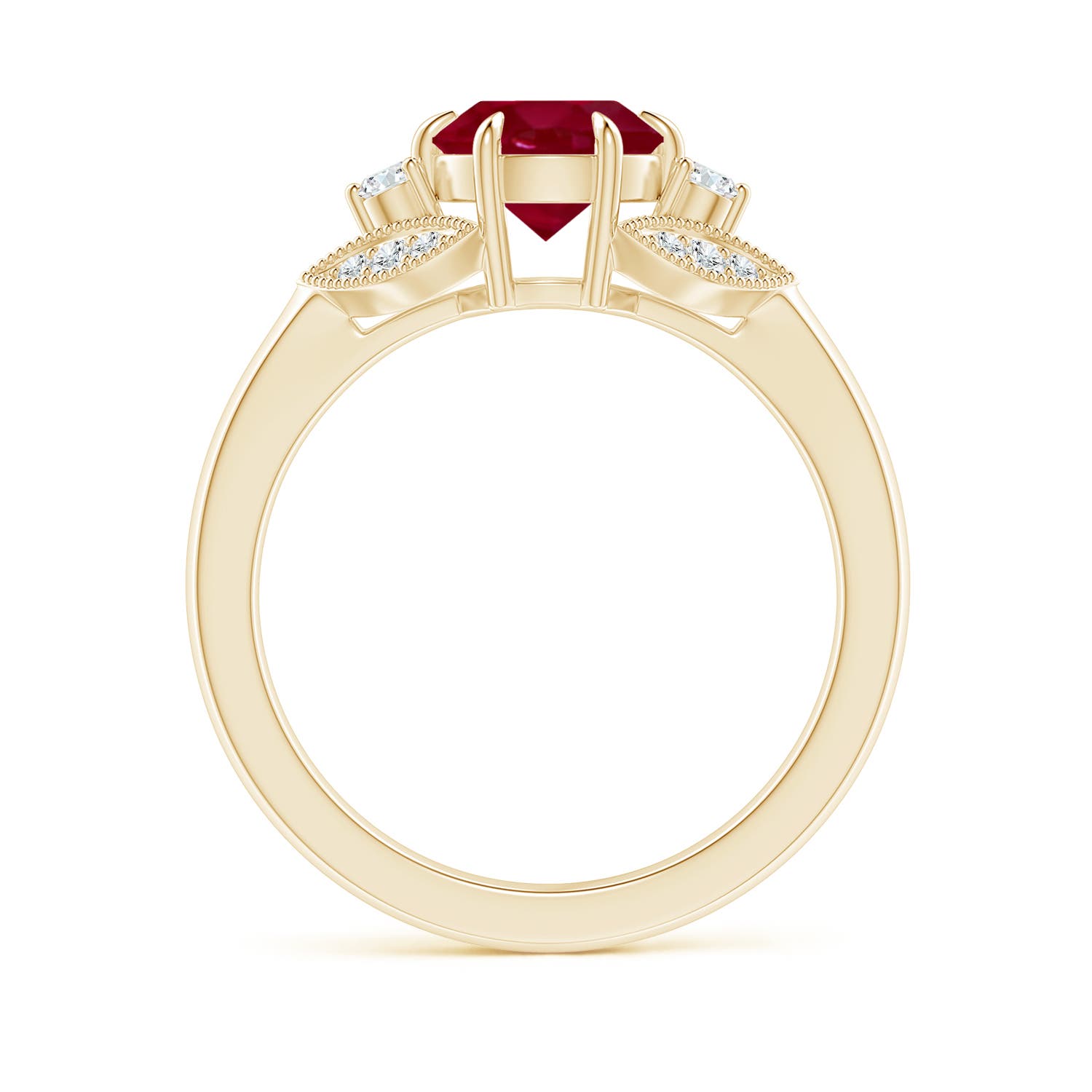 AA - Ruby / 1.64 CT / 14 KT Yellow Gold