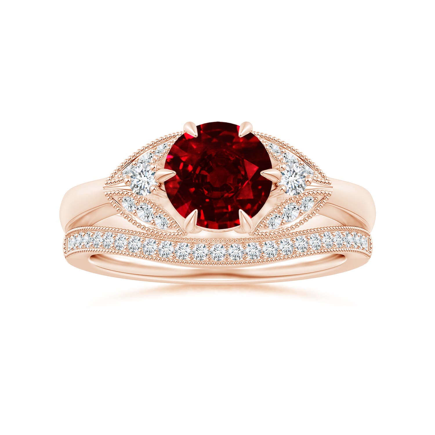 AAAA - Ruby / 1.64 CT / 14 KT Rose Gold