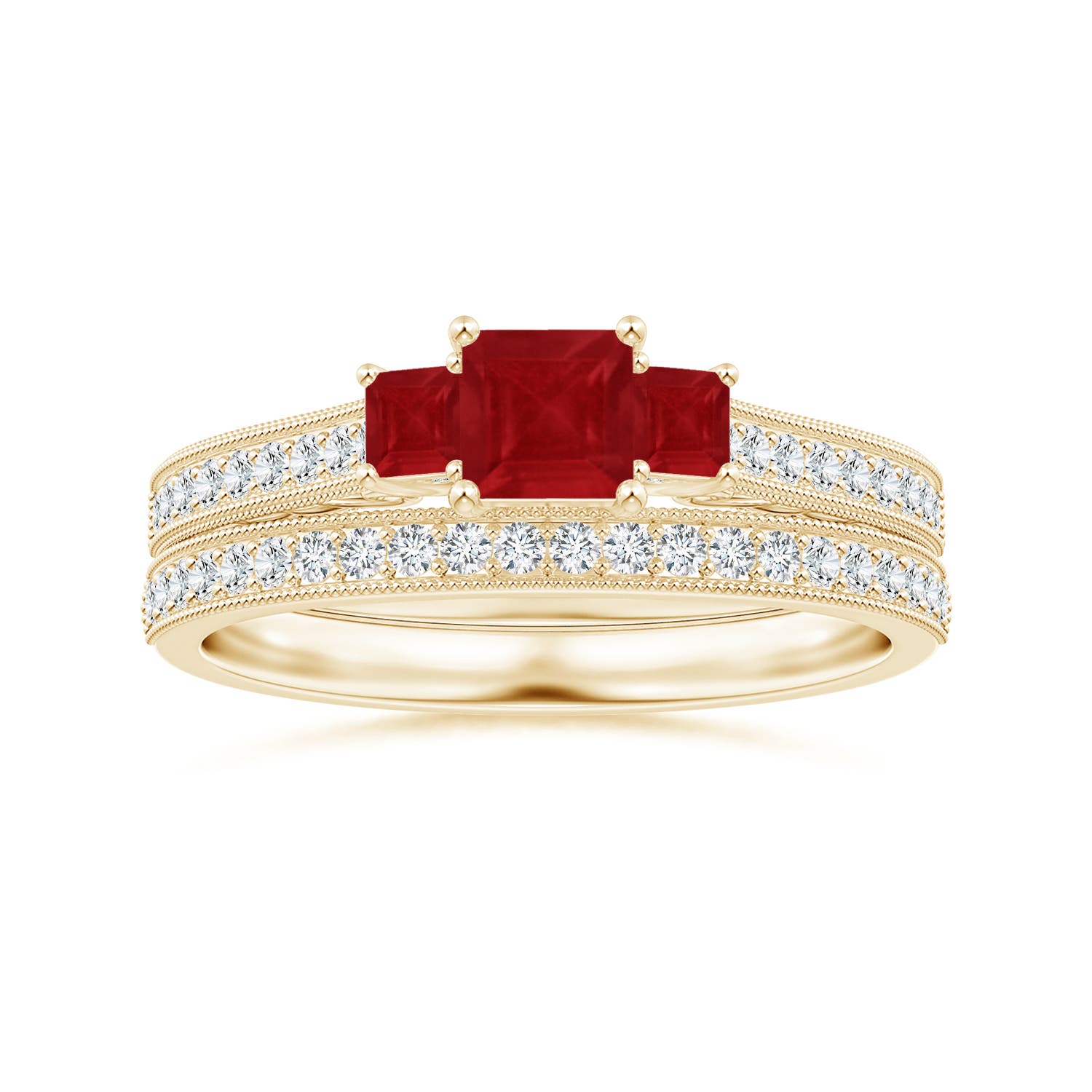 AA - Ruby / 0.86 CT / 14 KT Yellow Gold