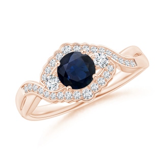 Round A Blue Sapphire