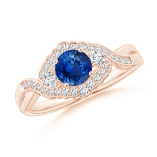 Round AAA Blue Sapphire