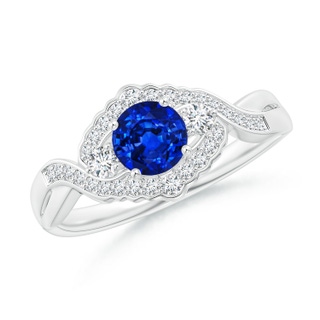 Round AAAA Blue Sapphire