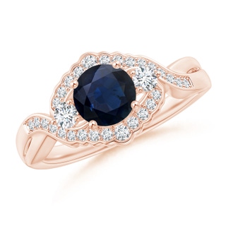 Round A Blue Sapphire