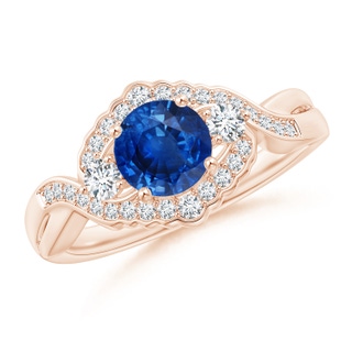 Round AAA Blue Sapphire