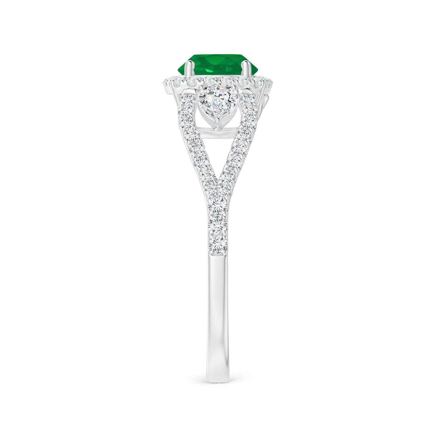 AA - Emerald / 1.54 CT / 14 KT White Gold