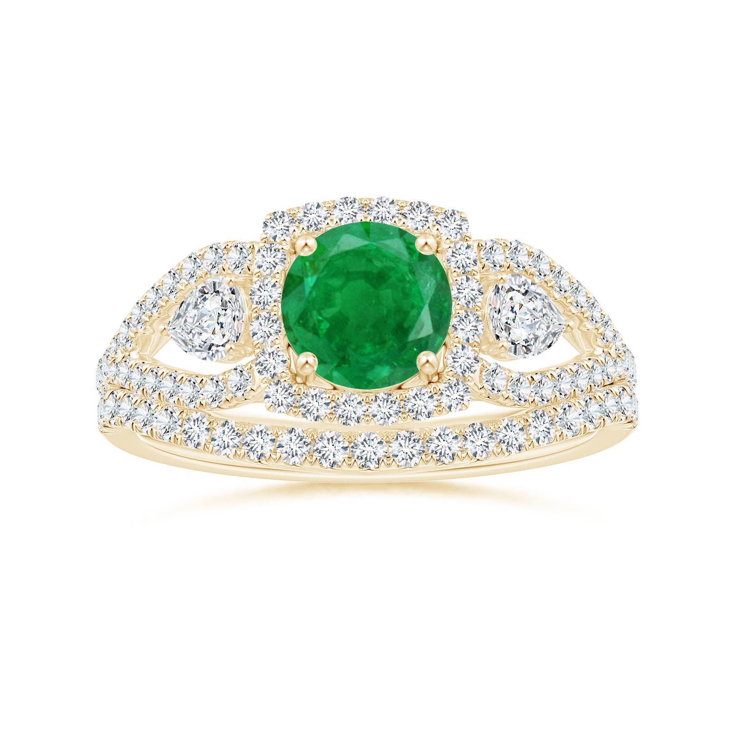 AA - Emerald / 1.54 CT / 14 KT Yellow Gold