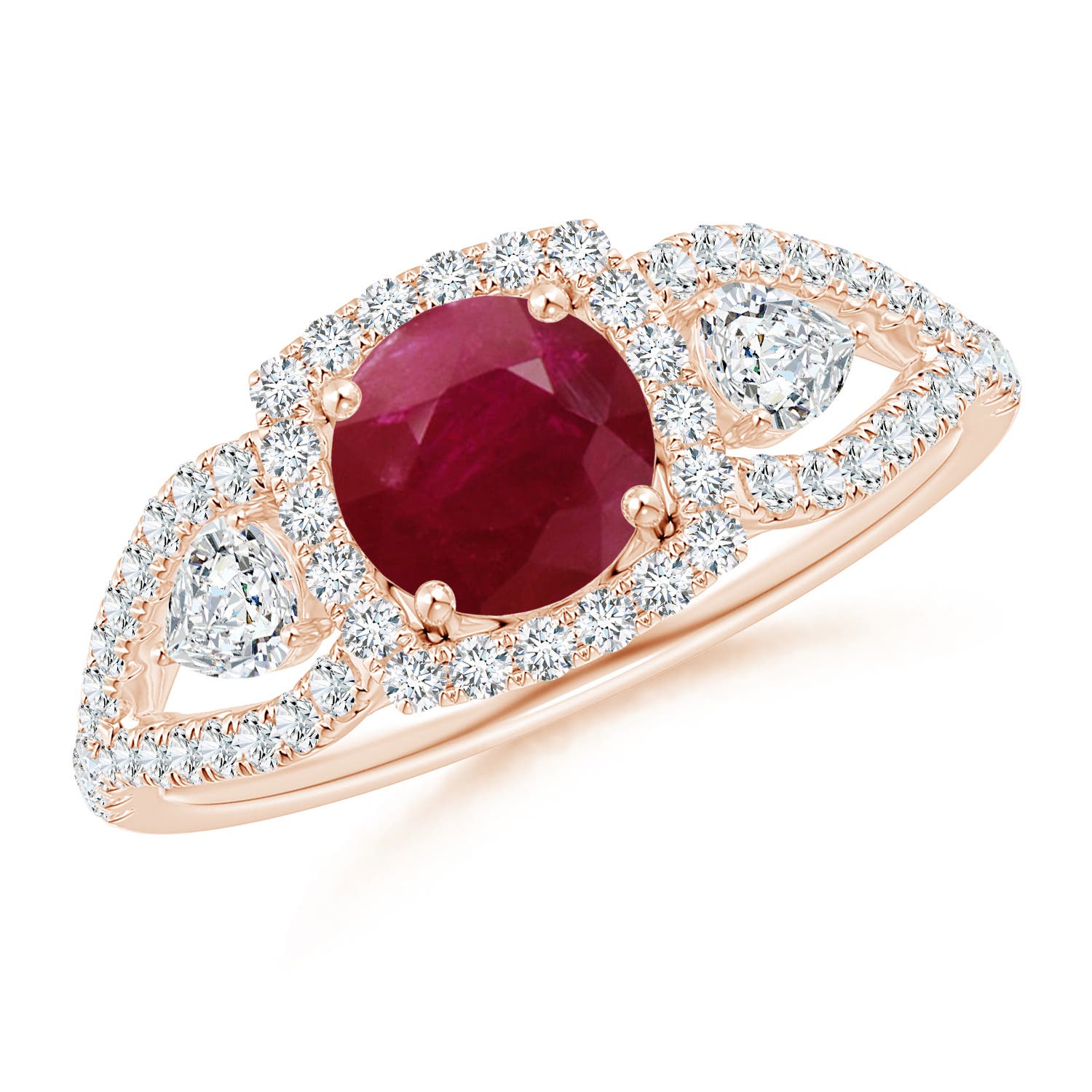 A - Ruby / 1.61 CT / 14 KT Rose Gold