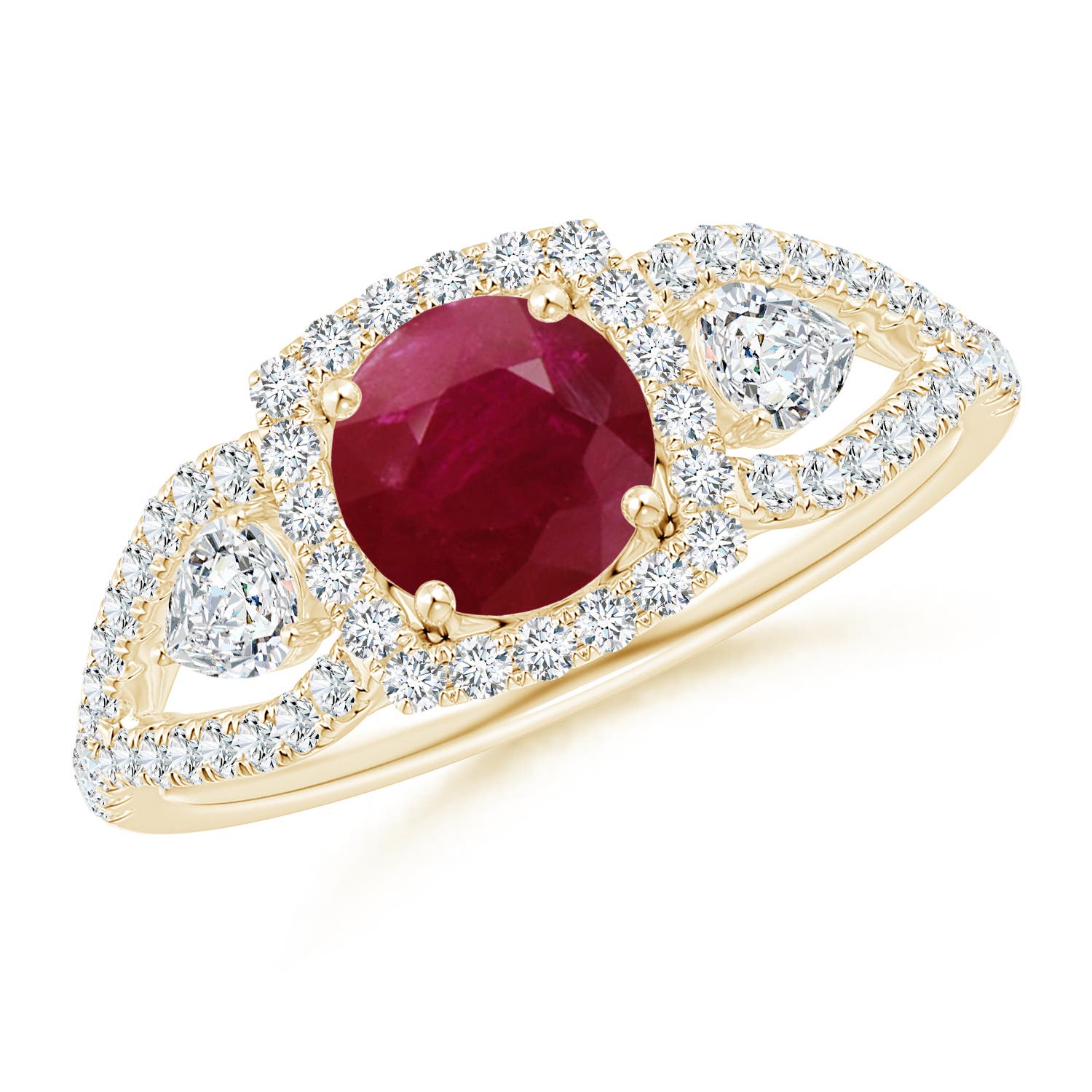 A - Ruby / 1.61 CT / 14 KT Yellow Gold