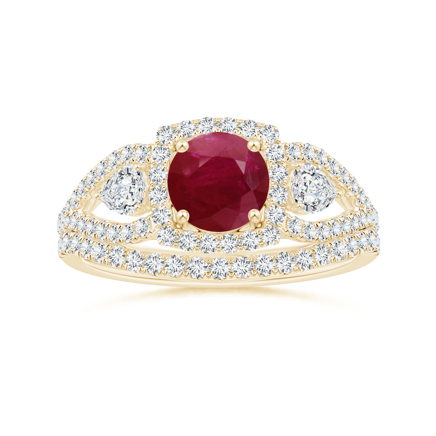 A - Ruby / 1.61 CT / 14 KT Yellow Gold