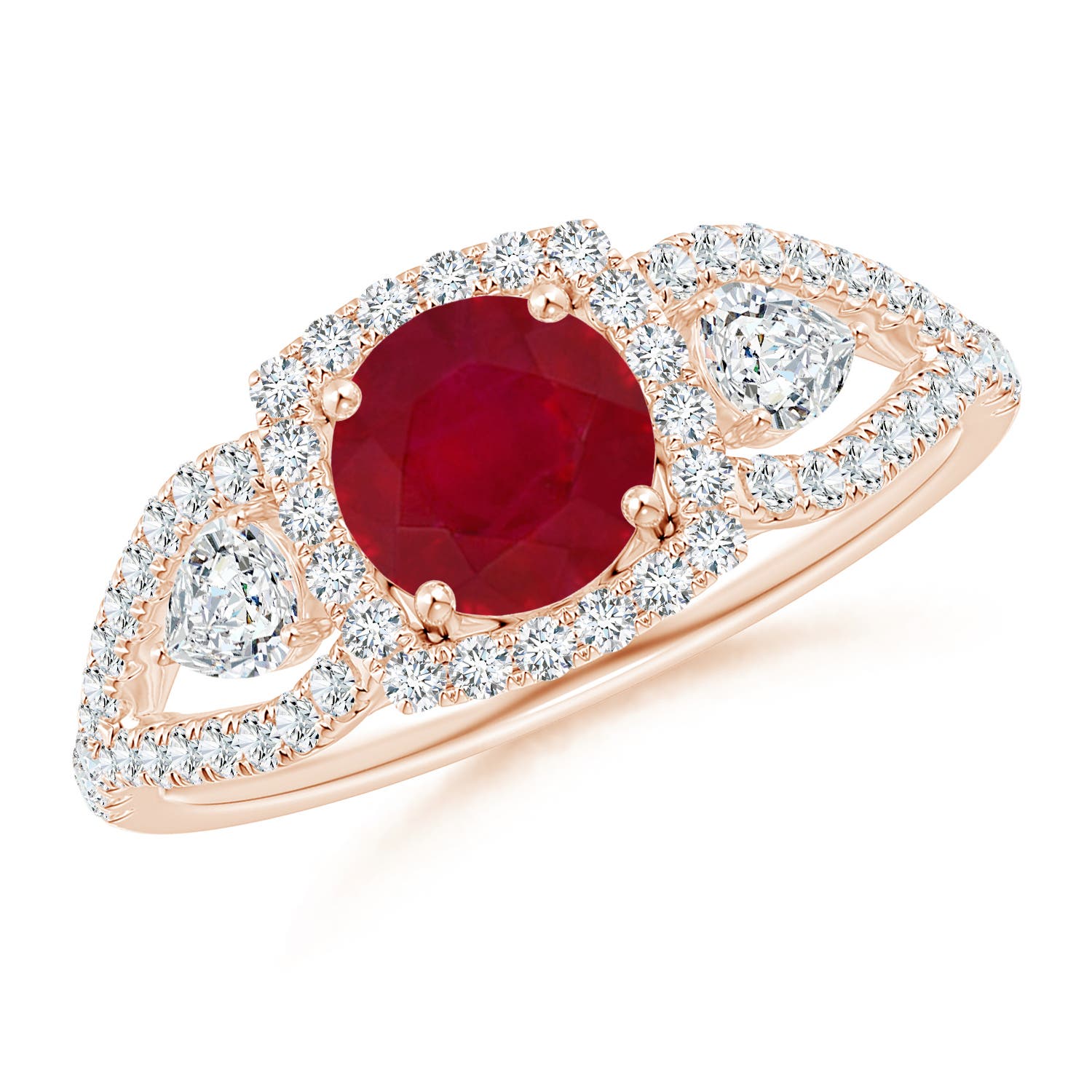 AA - Ruby / 1.61 CT / 14 KT Rose Gold