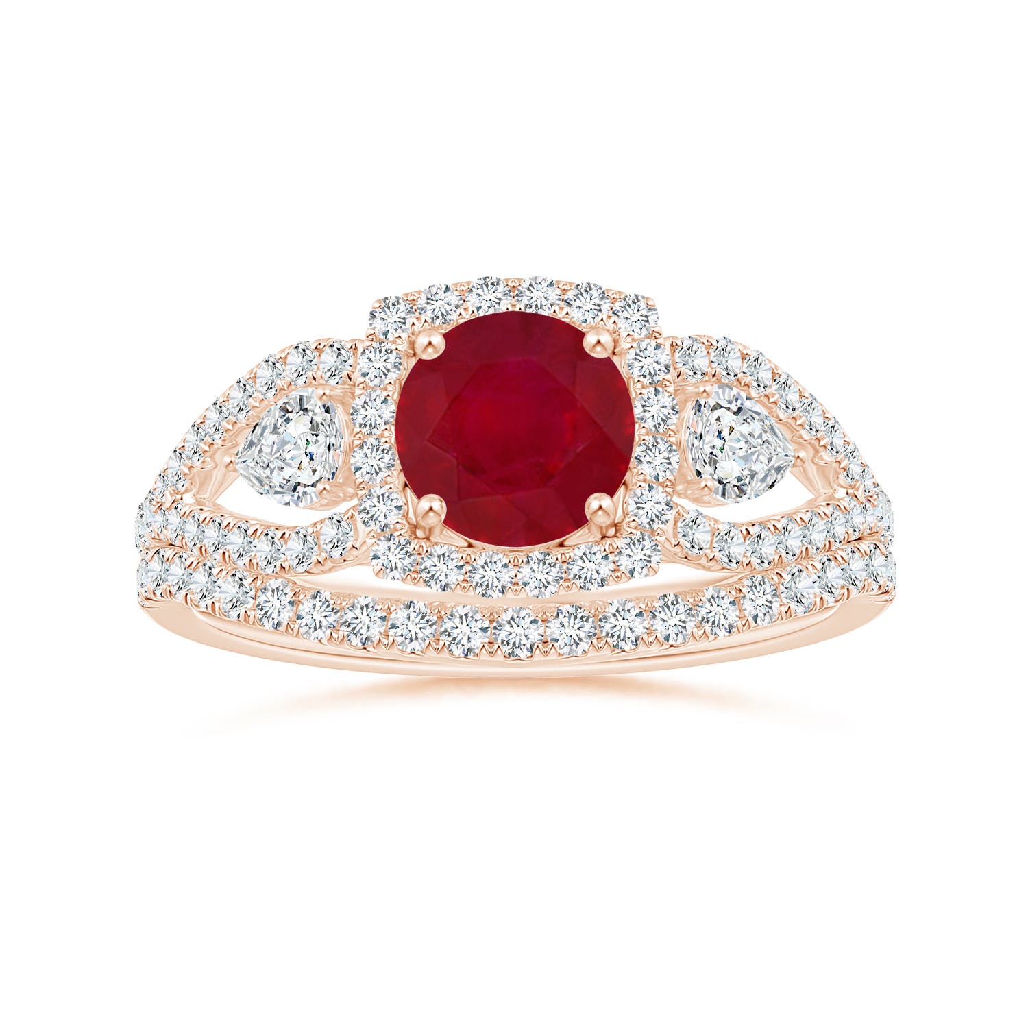 AA - Ruby / 1.61 CT / 14 KT Rose Gold