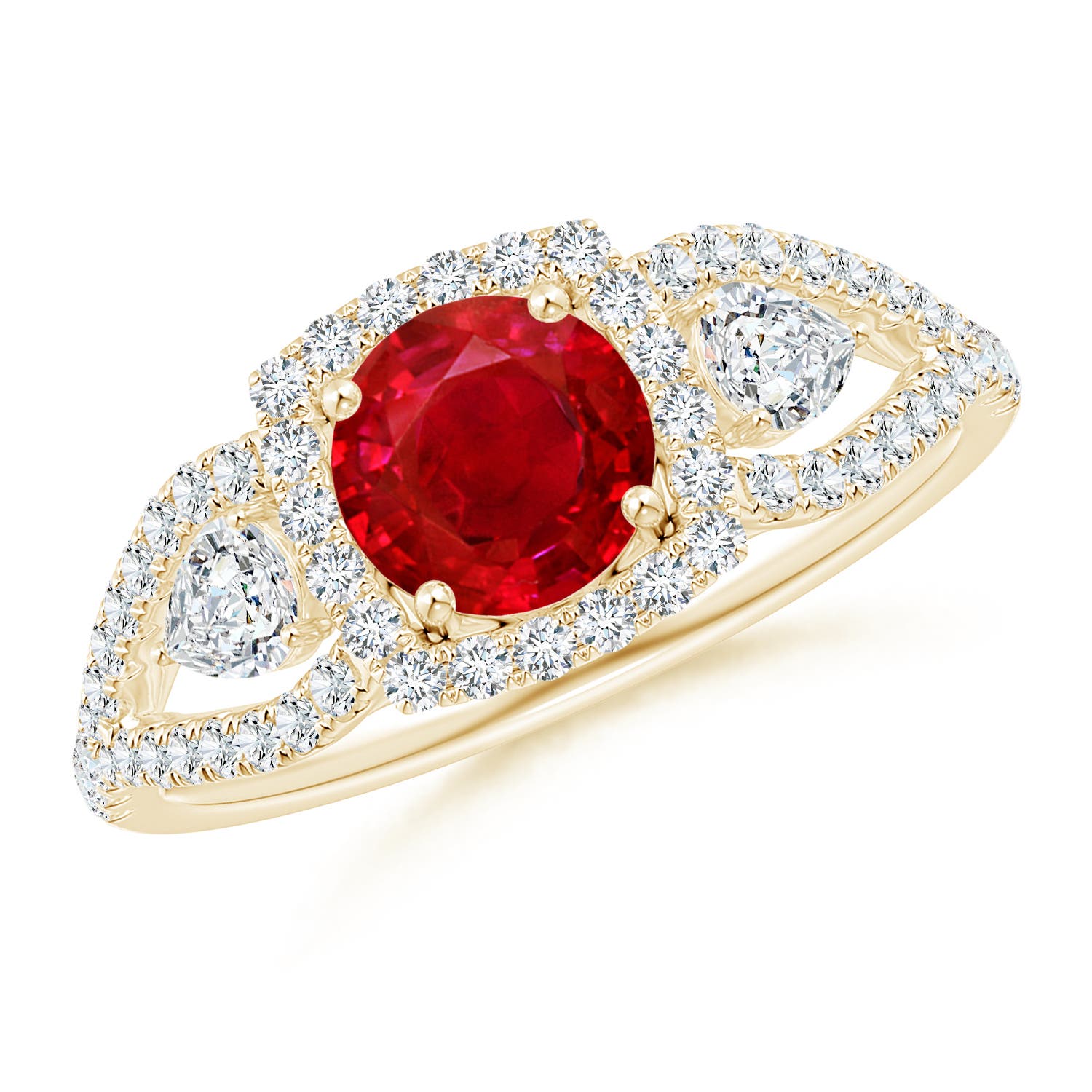 AAA - Ruby / 1.61 CT / 14 KT Yellow Gold