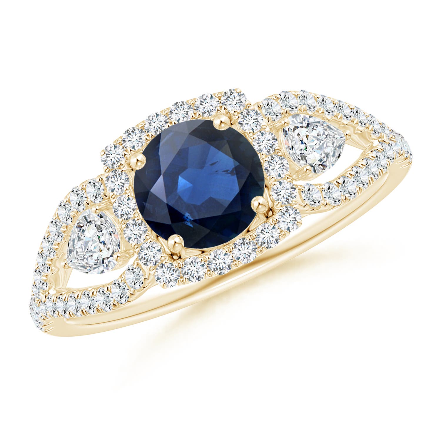 AA - Blue Sapphire / 1.61 CT / 14 KT Yellow Gold