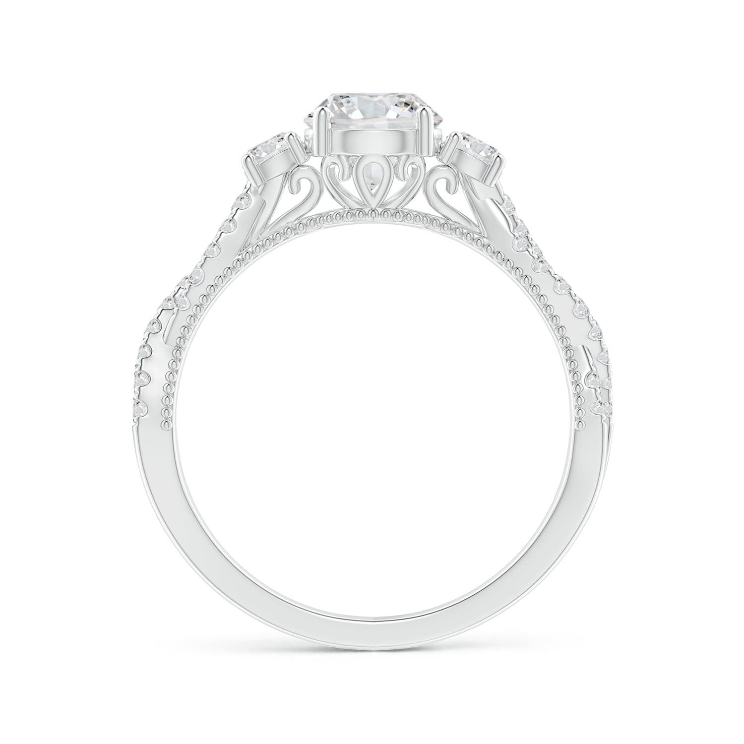 H, SI2 / 1.17 CT / 14 KT White Gold