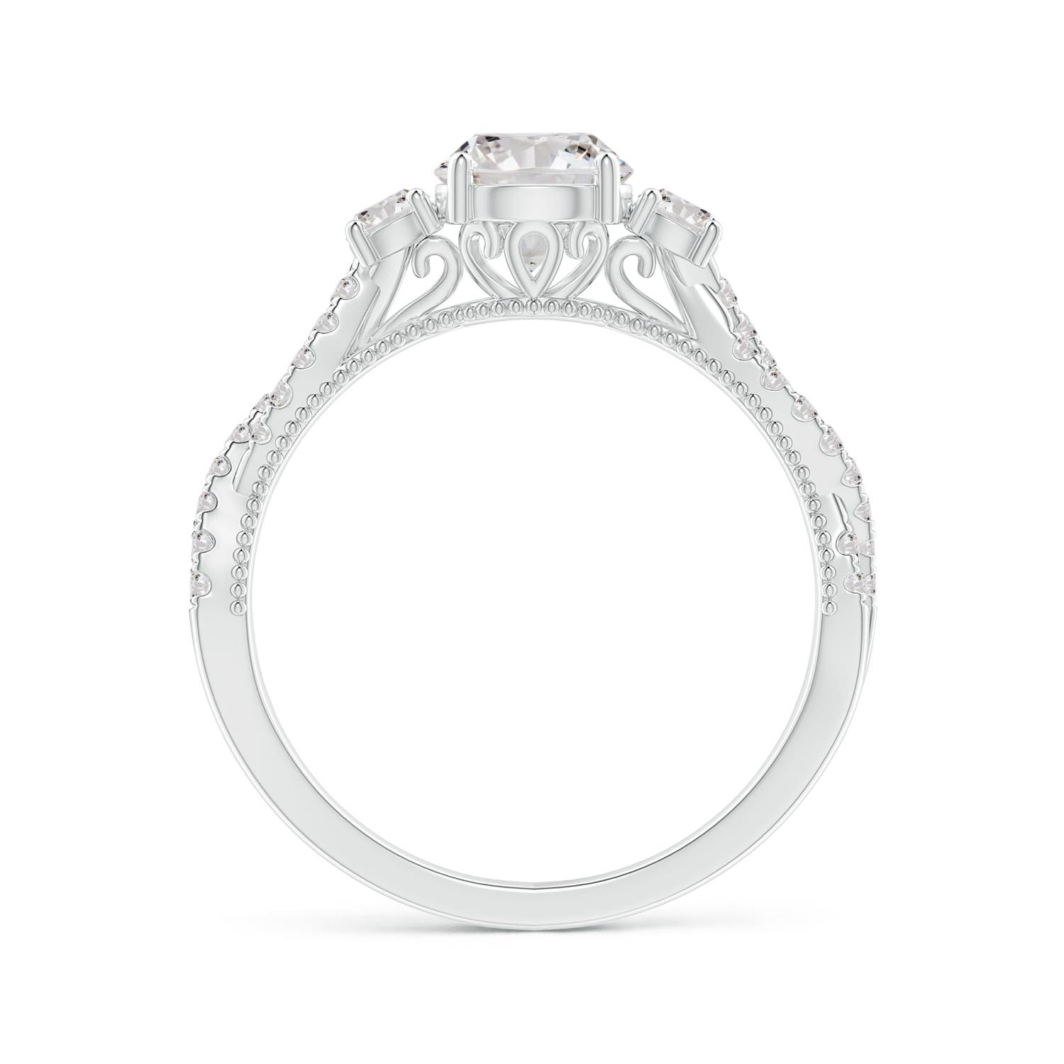 I-J, I1-I2 / 1.17 CT / 14 KT White Gold