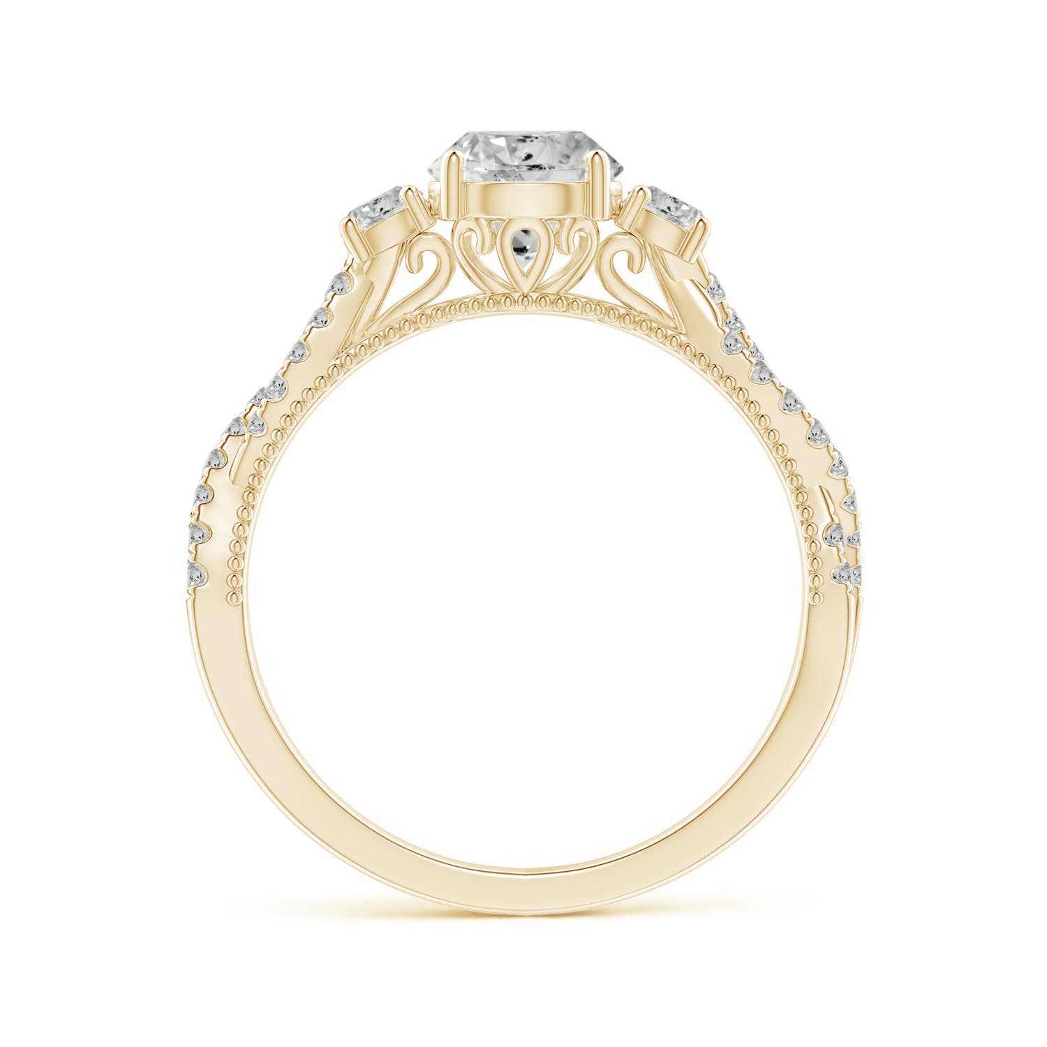 K, I3 / 1.17 CT / 14 KT Yellow Gold