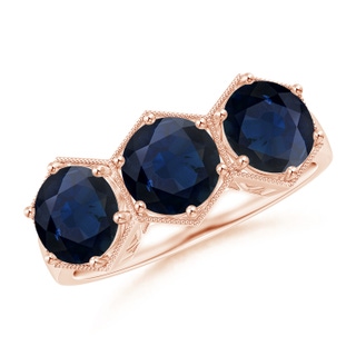 Round A Blue Sapphire