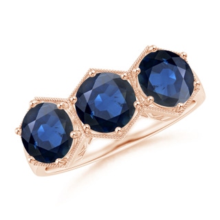 Round AA Blue Sapphire