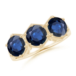 Round AA Blue Sapphire