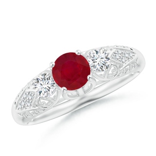 Round AA Ruby