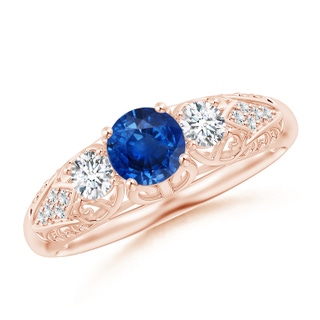 Round AAA Blue Sapphire