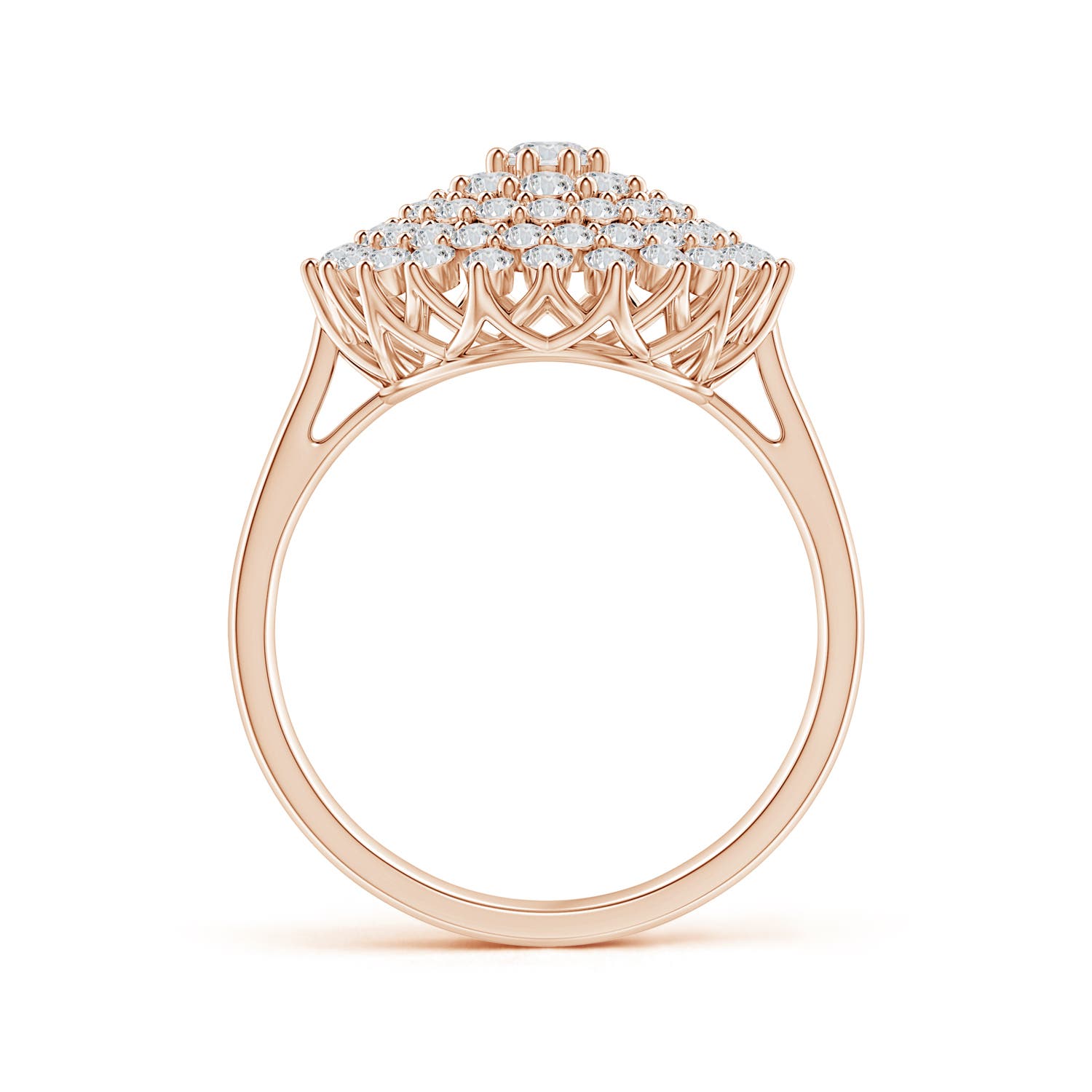 H, SI2 / 1.35 CT / 14 KT Rose Gold