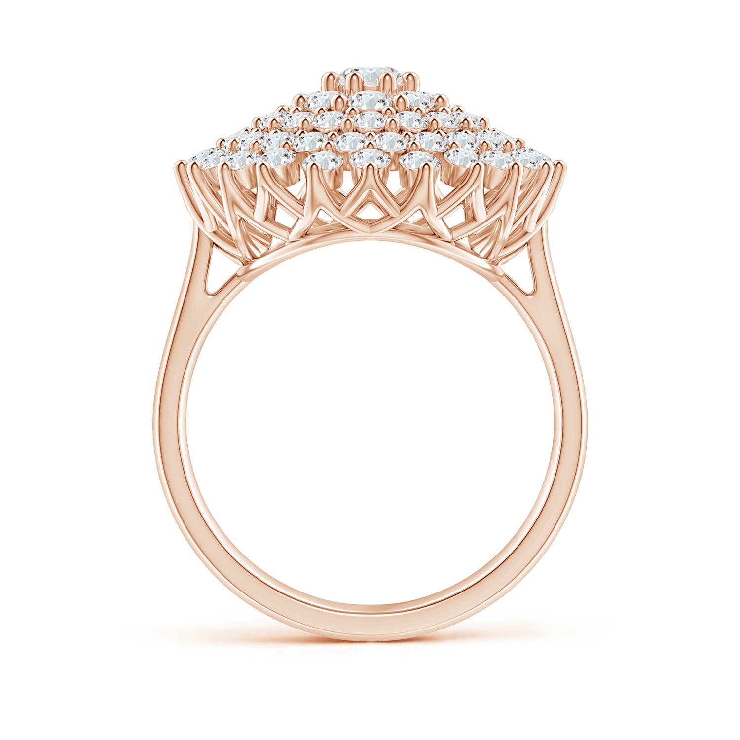 G, VS2 / 2.01 CT / 14 KT Rose Gold