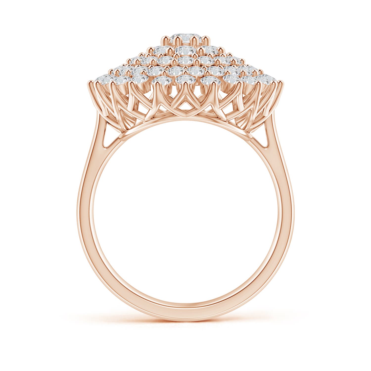 H, SI2 / 2.01 CT / 14 KT Rose Gold