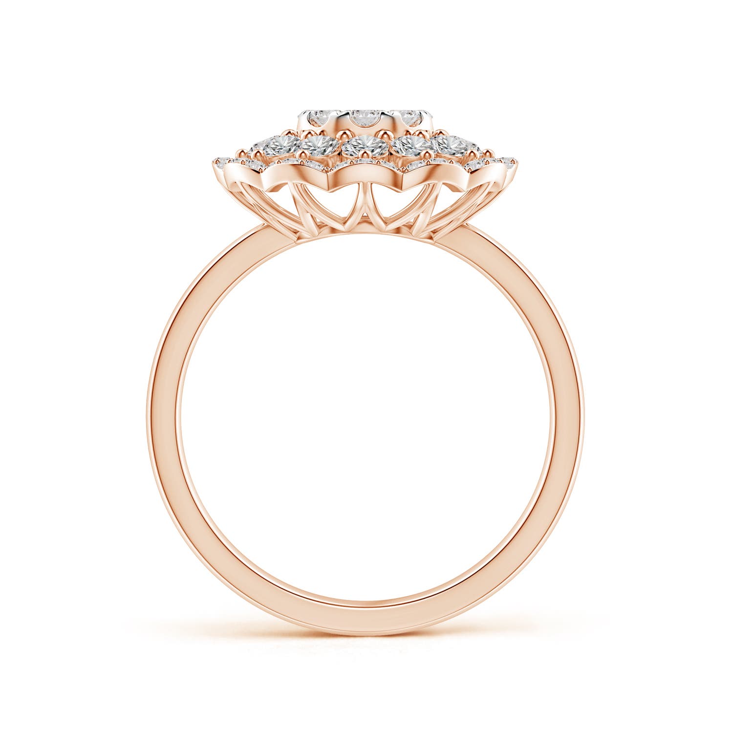 I-J, I1-I2 / 1.02 CT / 14 KT Rose Gold