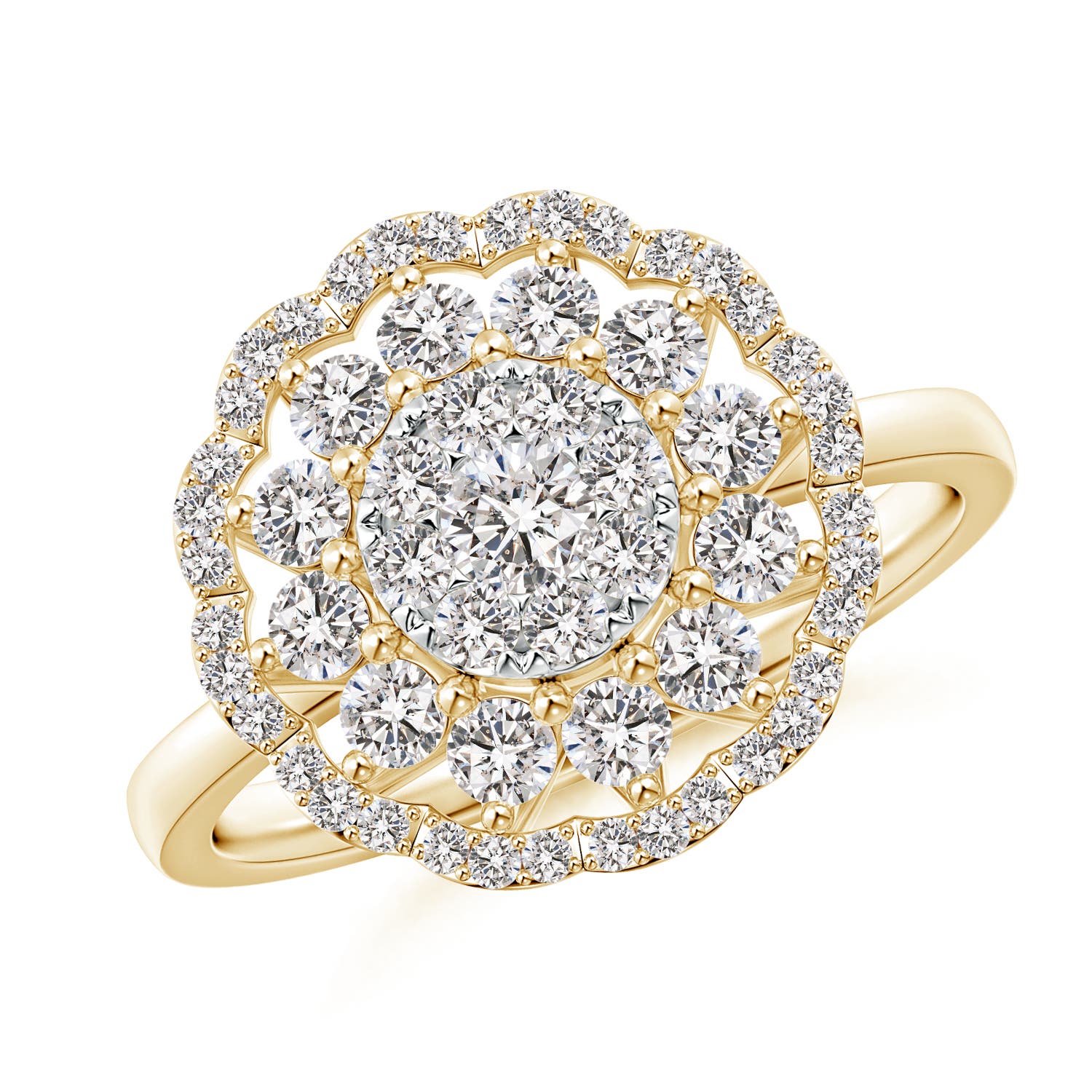 I-J, I1-I2 / 1.02 CT / 14 KT Yellow Gold