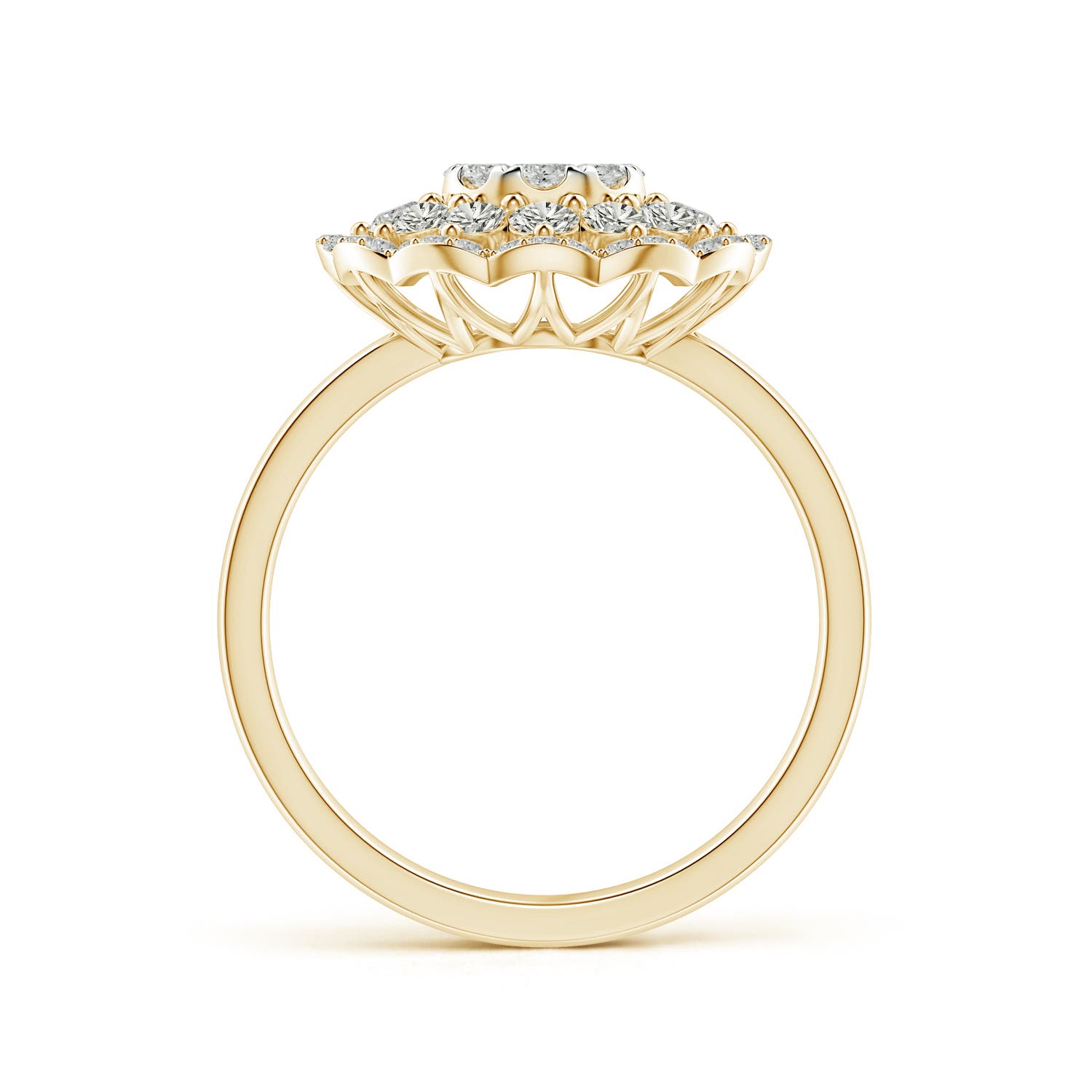 K, I3 / 1.02 CT / 14 KT Yellow Gold