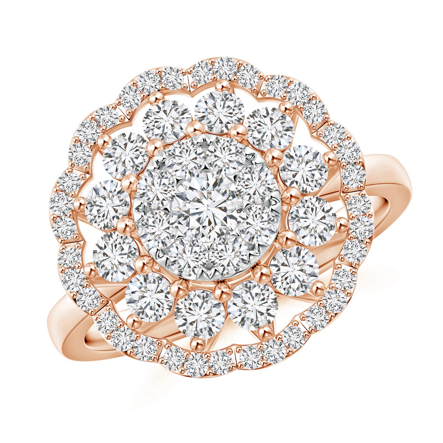 H, SI2 / 1.49 CT / 14 KT Rose Gold