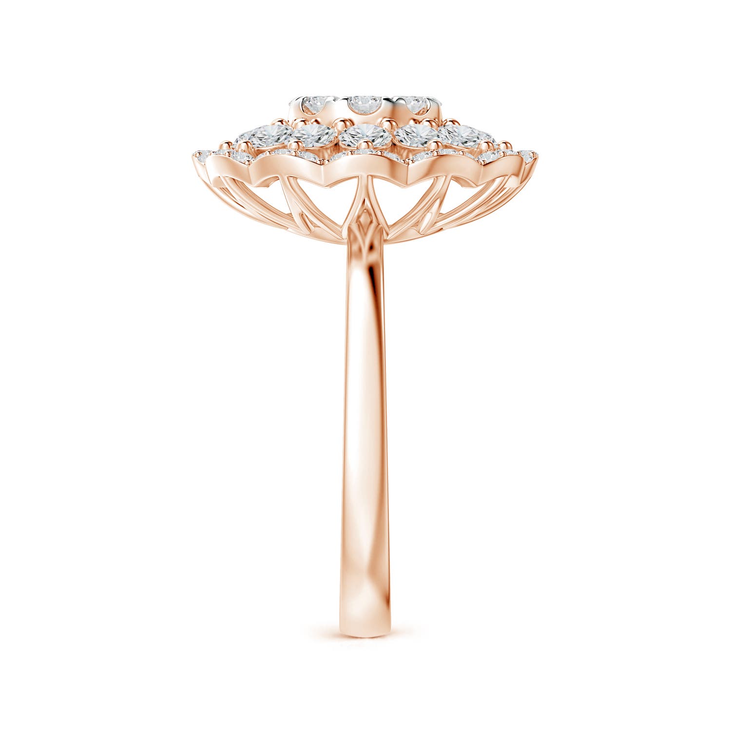 H, SI2 / 1.49 CT / 14 KT Rose Gold