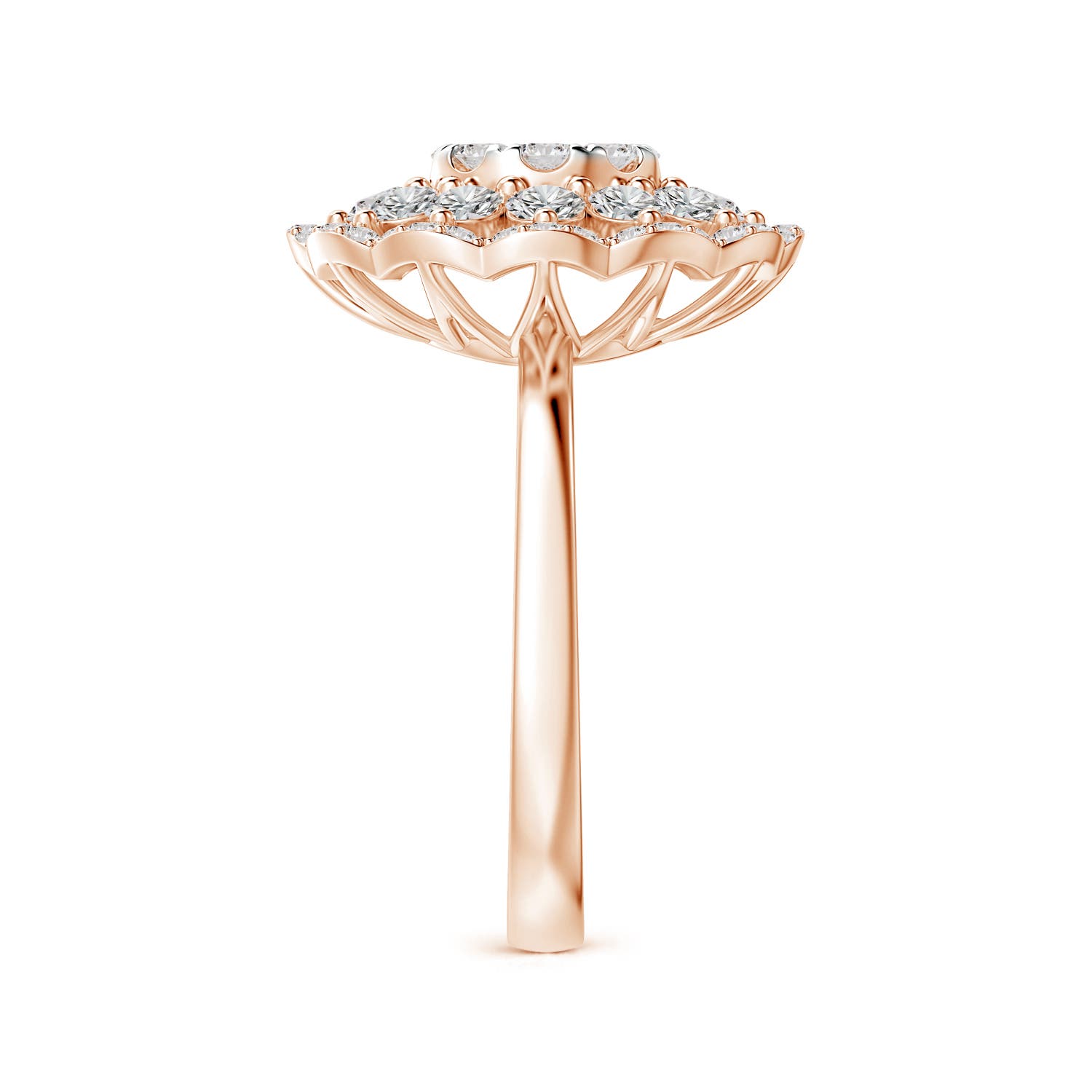 I-J, I1-I2 / 1.49 CT / 14 KT Rose Gold