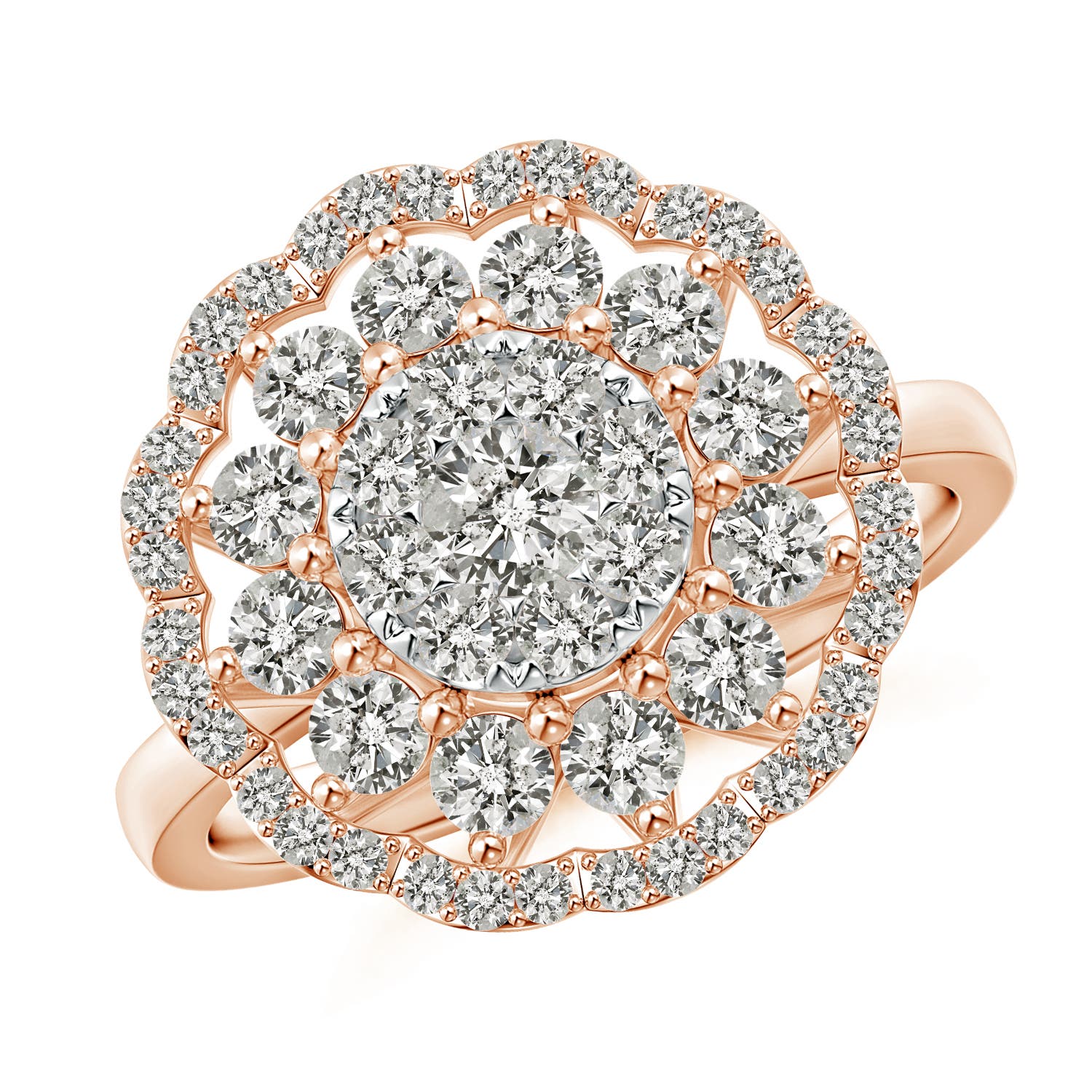 K, I3 / 1.49 CT / 14 KT Rose Gold