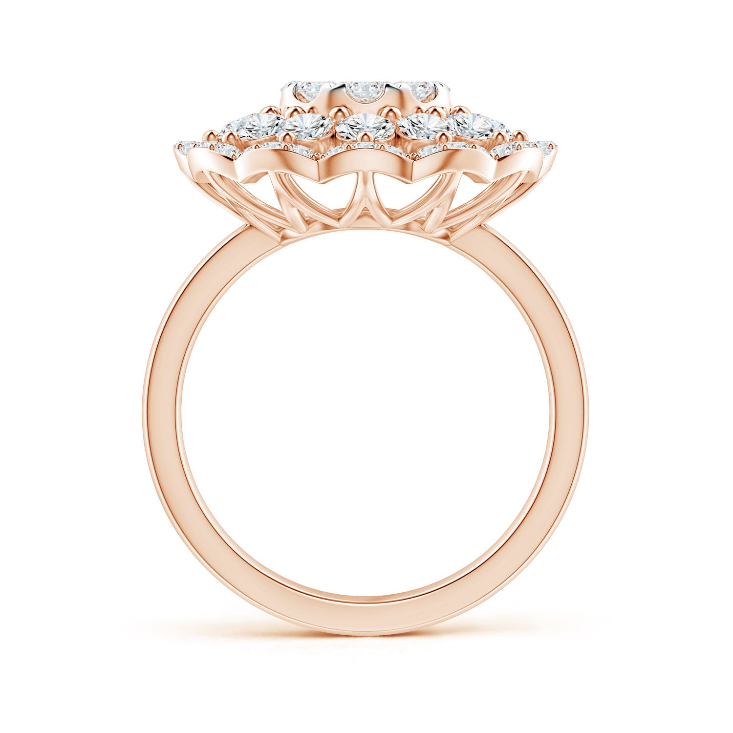 F-G, VS / 1.9 CT / 14 KT Rose Gold