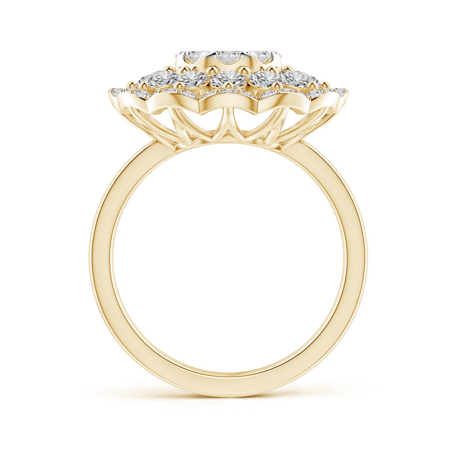 I-J, I1-I2 / 1.9 CT / 14 KT Yellow Gold