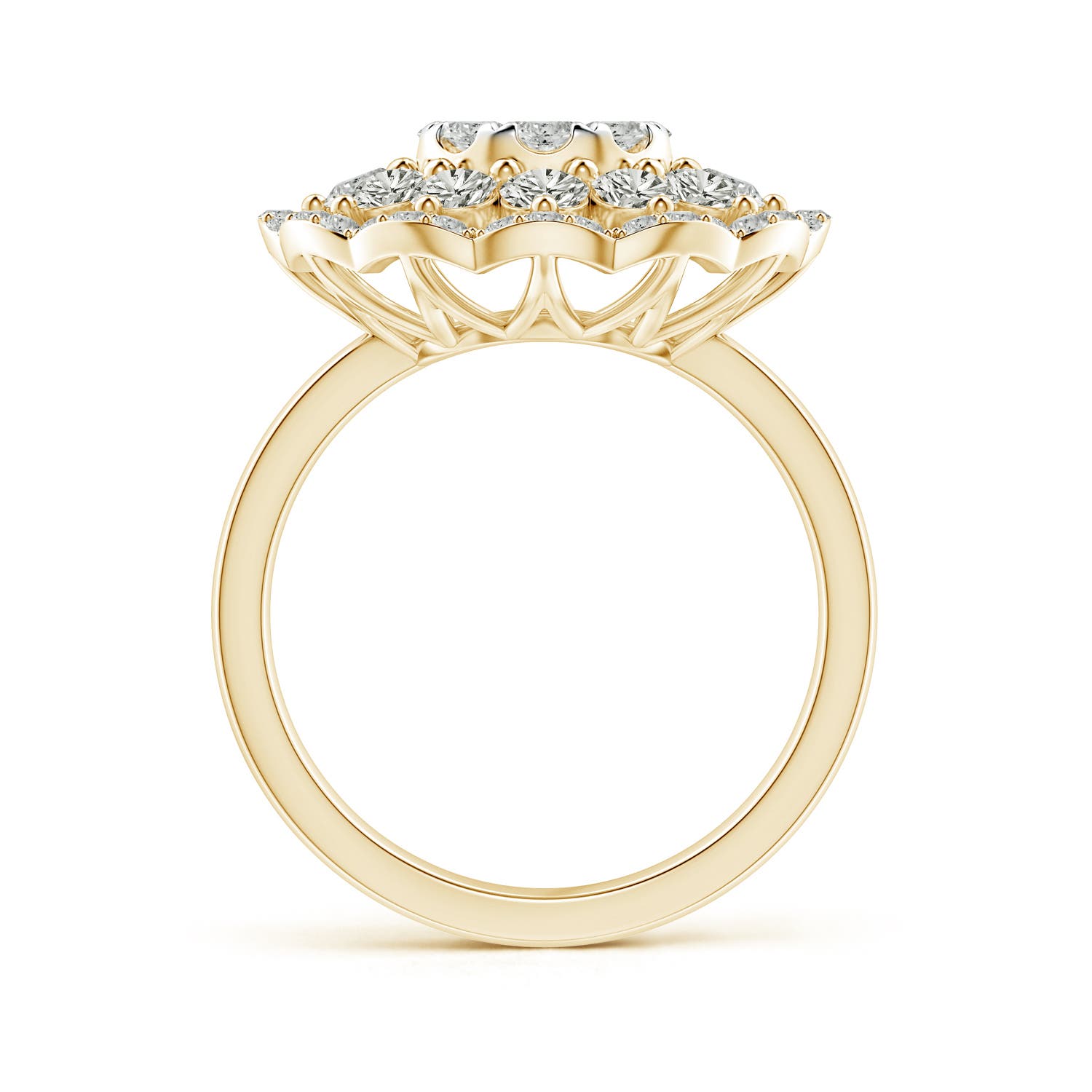 K, I3 / 1.9 CT / 14 KT Yellow Gold