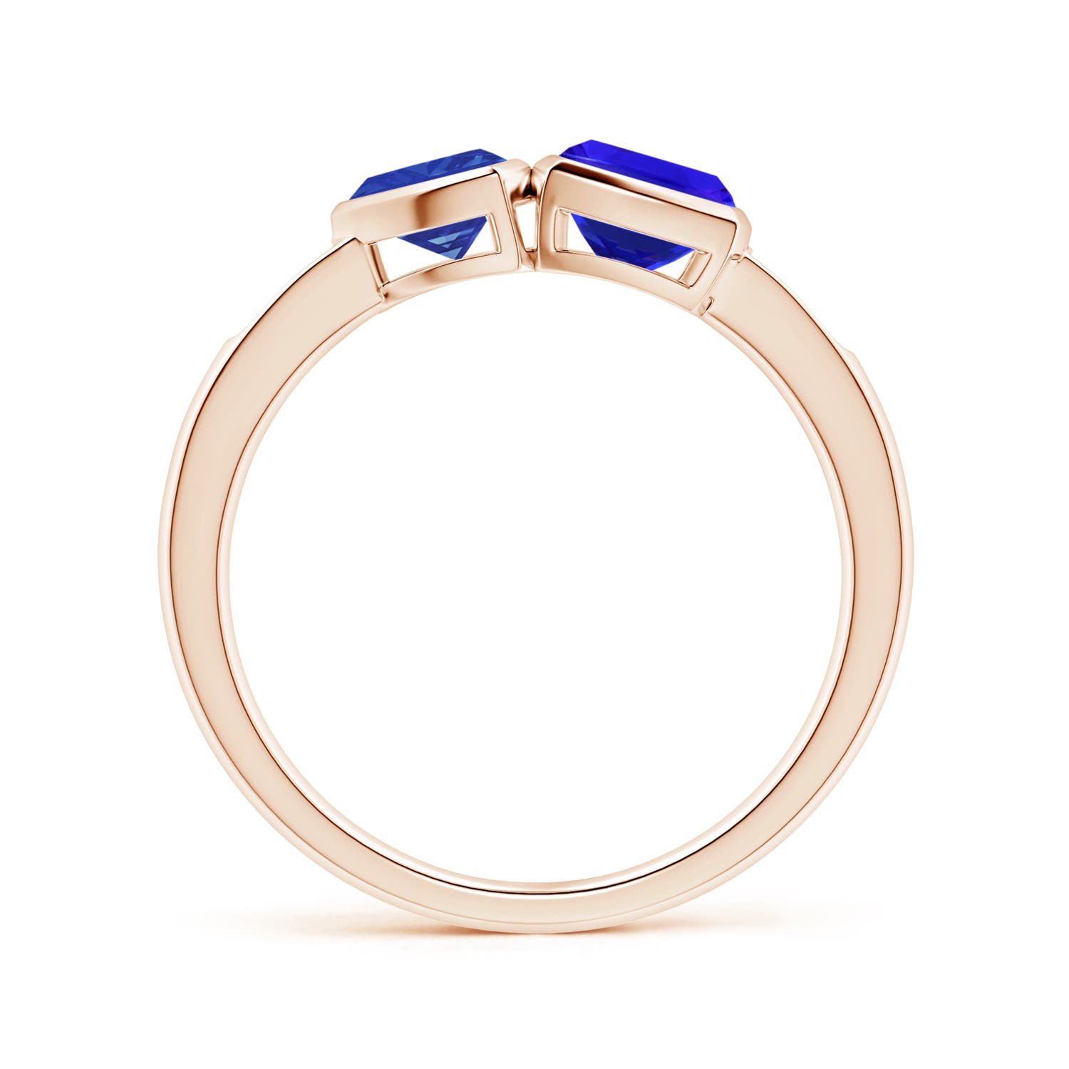 AAA - Tanzanite / 1.24 CT / 14 KT Rose Gold