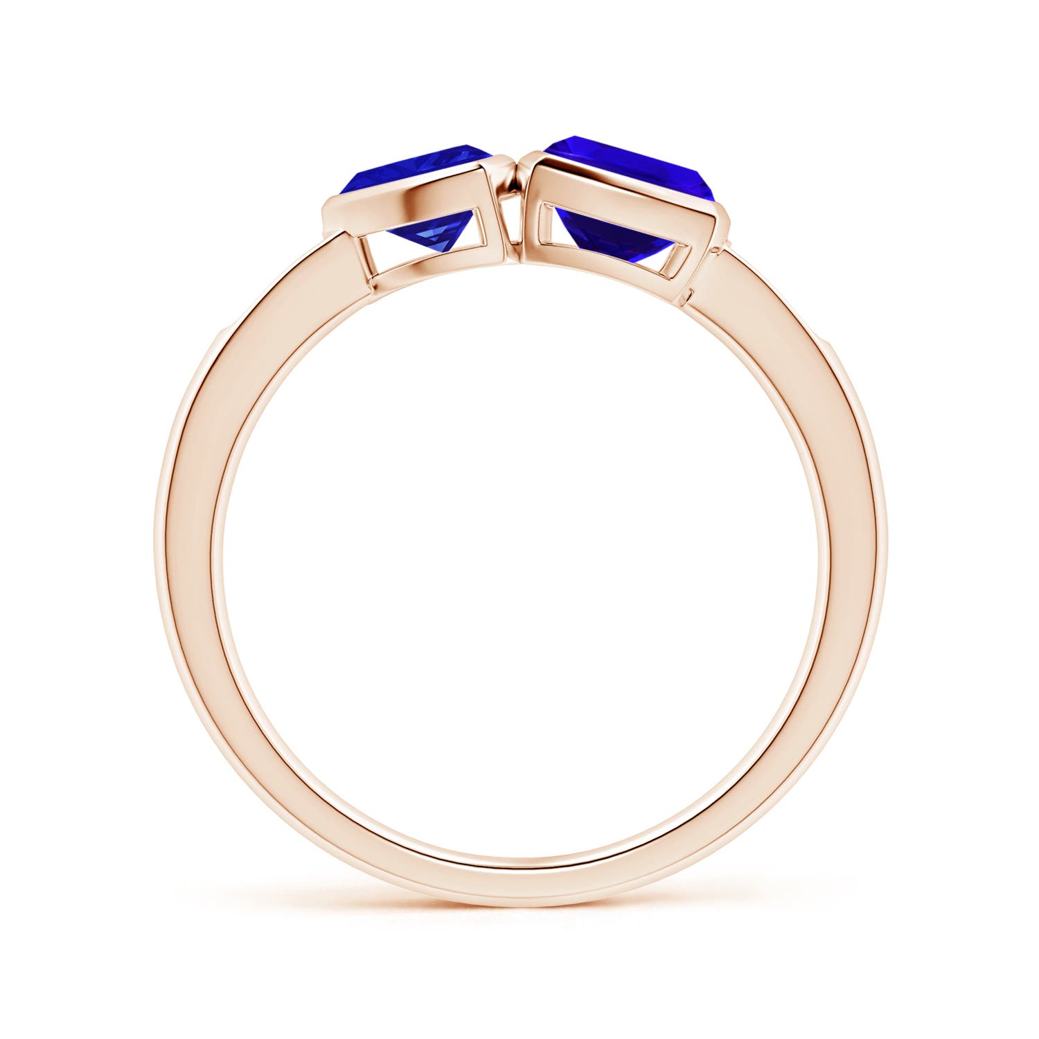 AAAA - Tanzanite / 1.24 CT / 14 KT Rose Gold