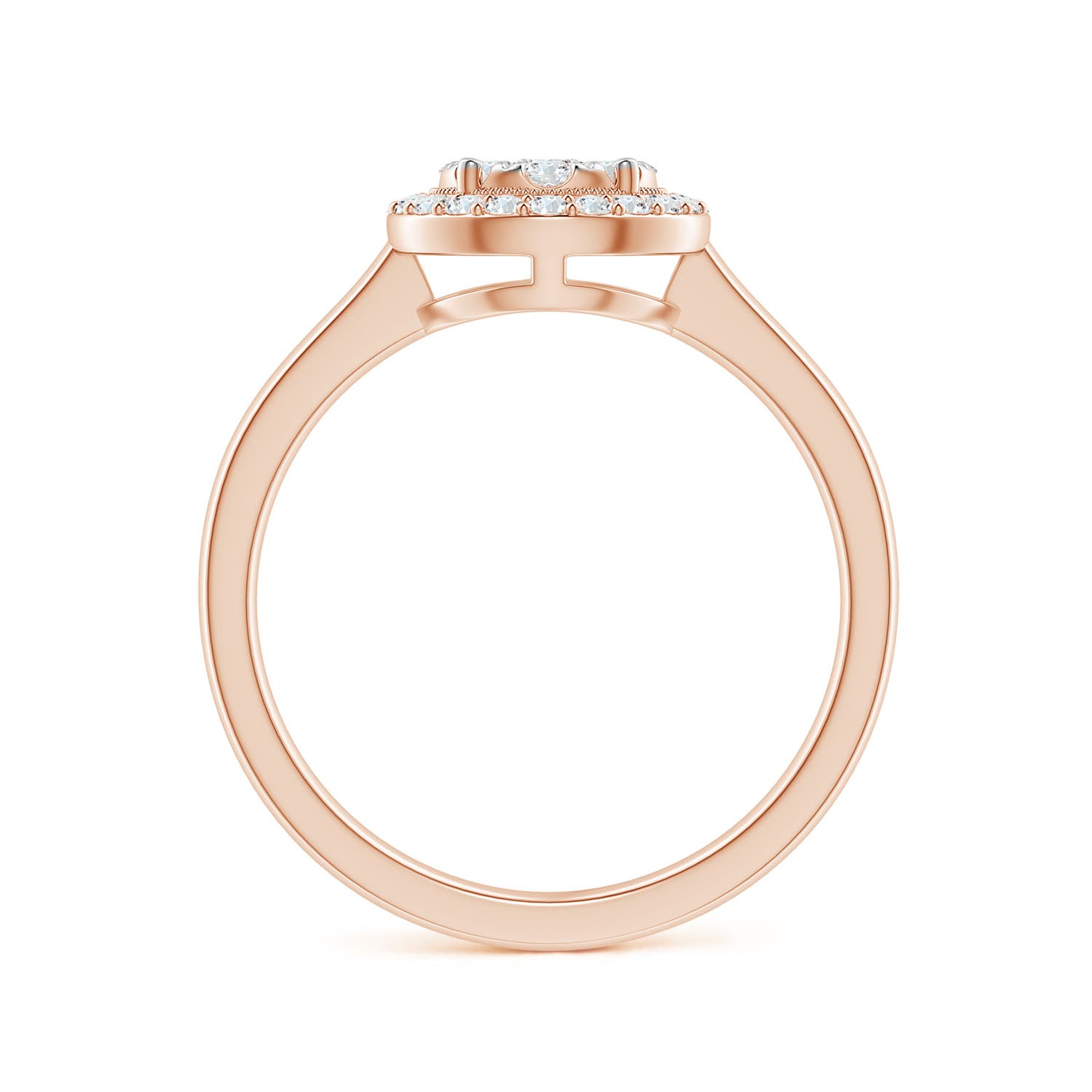 F-G, VS / 0.5 CT / 14 KT Rose Gold