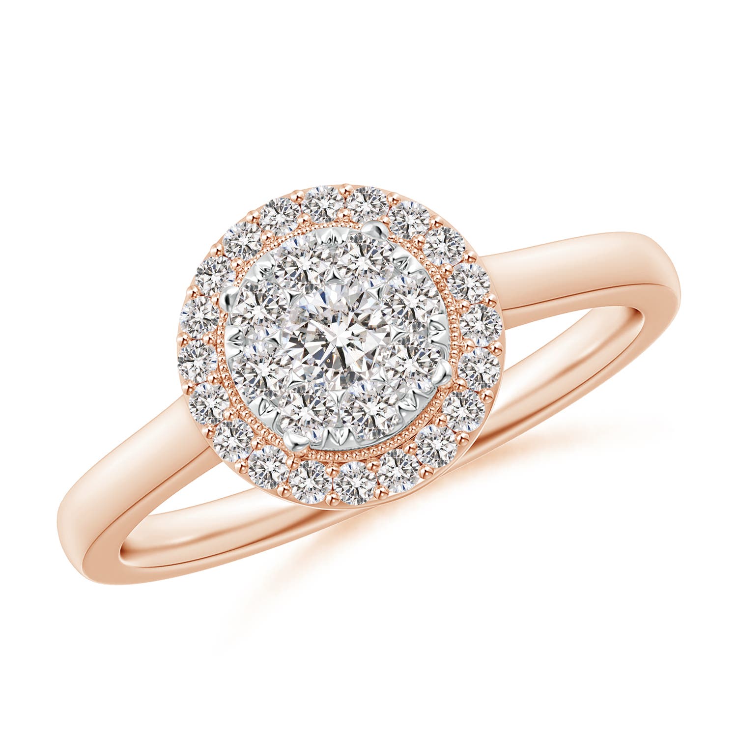 I-J, I1-I2 / 0.5 CT / 14 KT Rose Gold