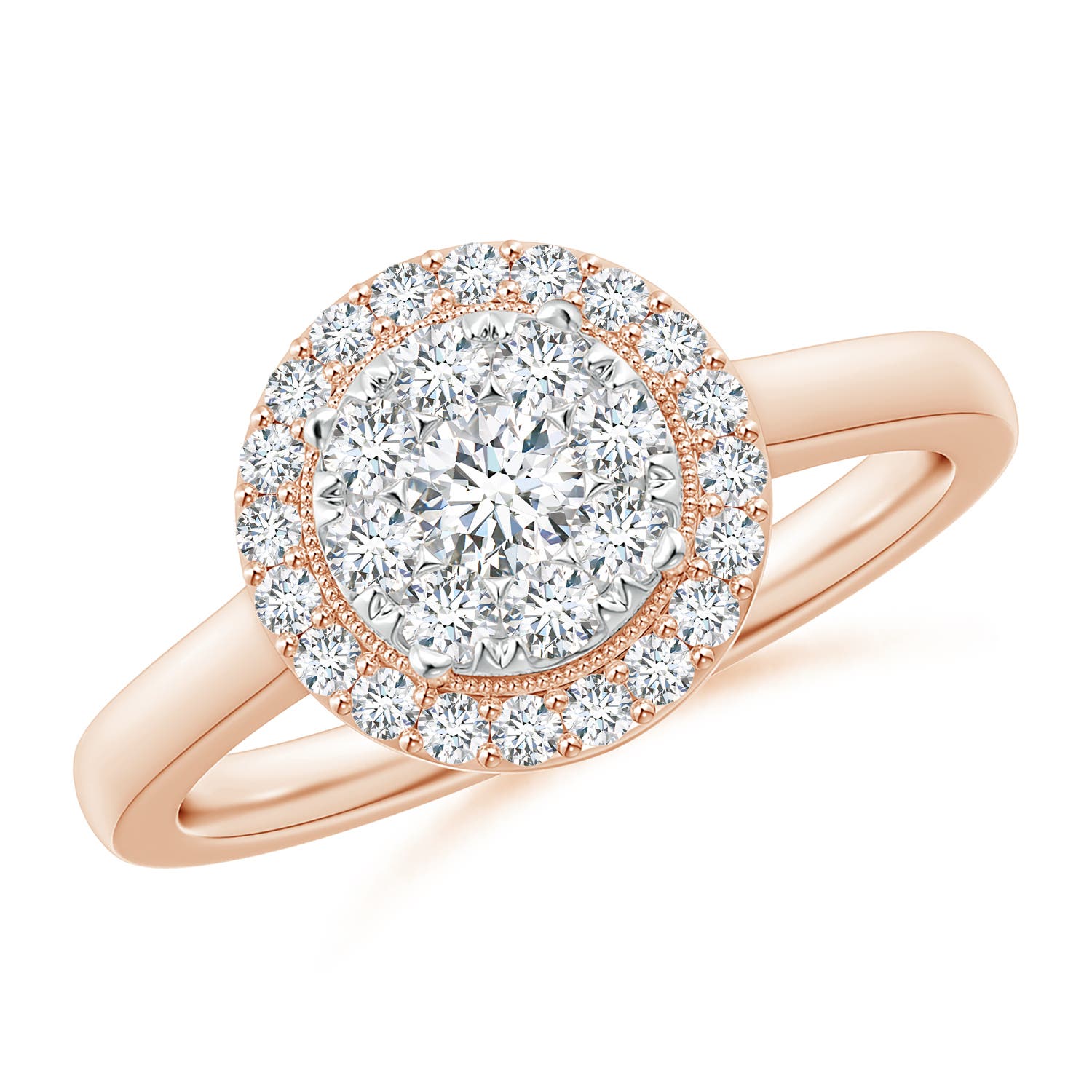 F-G, VS / 0.61 CT / 14 KT Rose Gold